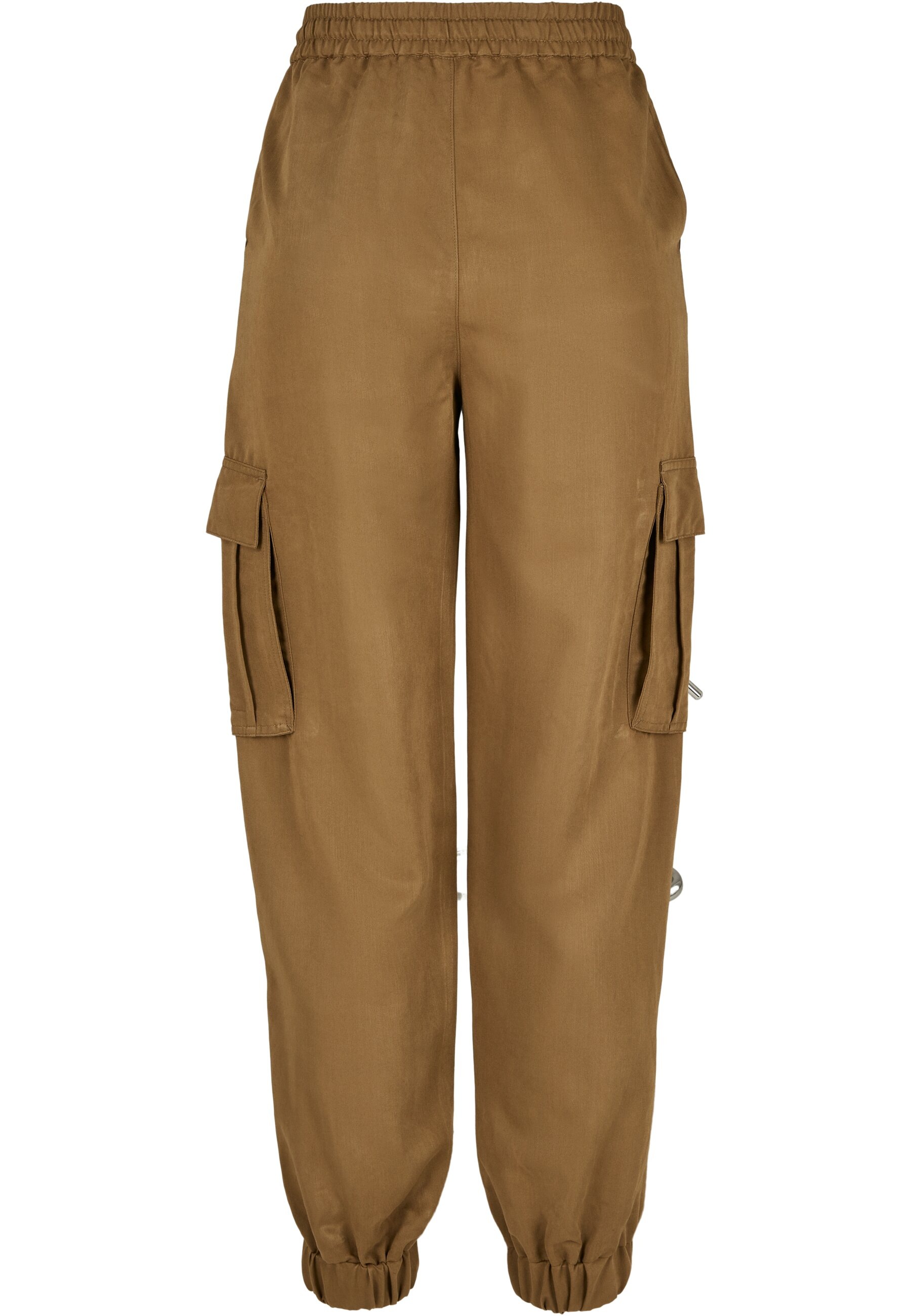 URBAN CLASSICS Cargohose »Urban Classics Damen Ladies Viscose Twill Cargo Pants«, (1 tlg.)