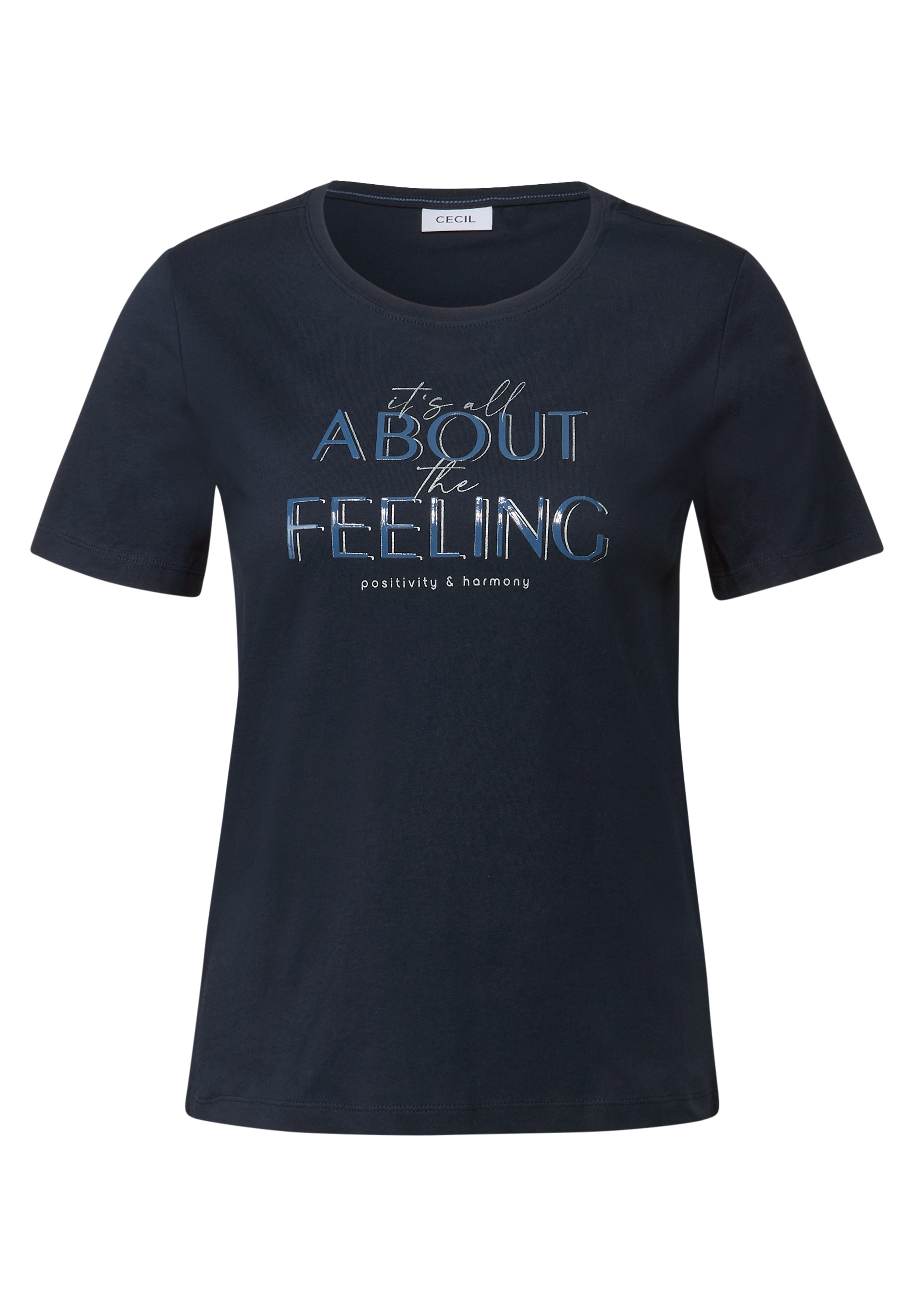 Cecil Print-Shirt, aus reiner Baumwolle