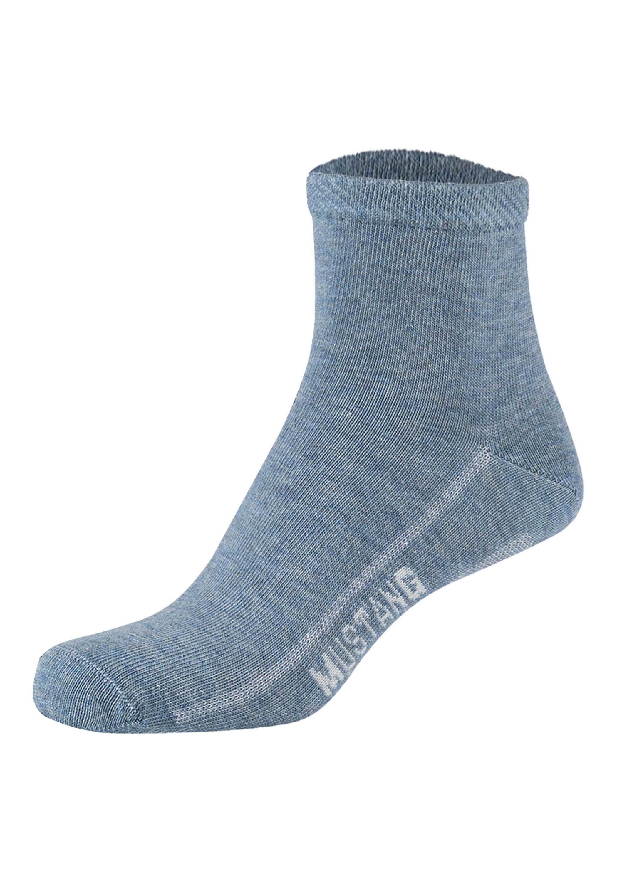 MUSTANG Kurzsocken "Socken Casual Organic Cotton Quarter 6-Pack 6er Pack" 6 günstig online kaufen