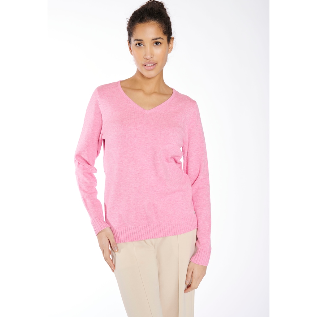 HaILY’S V-Ausschnitt-Pullover »LS P VK Fi44ona«