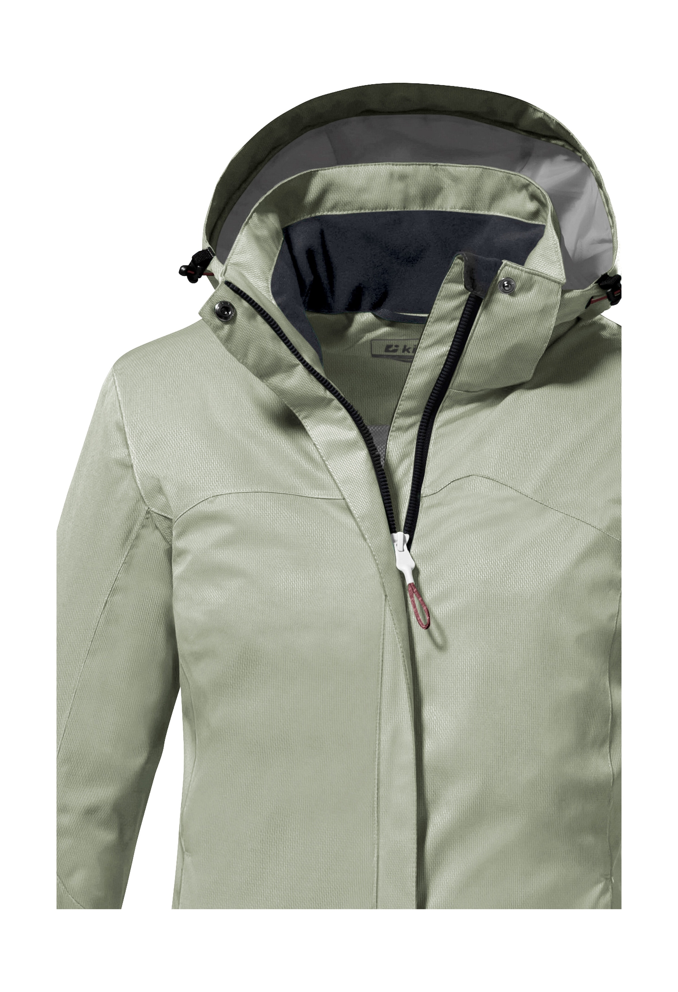 Killtec Outdoorjacke »KOS 133 WMN JCKT«, Wasser- und winddichte Damenjacke mit abnehmbarer Kapuze, PFAS-frei