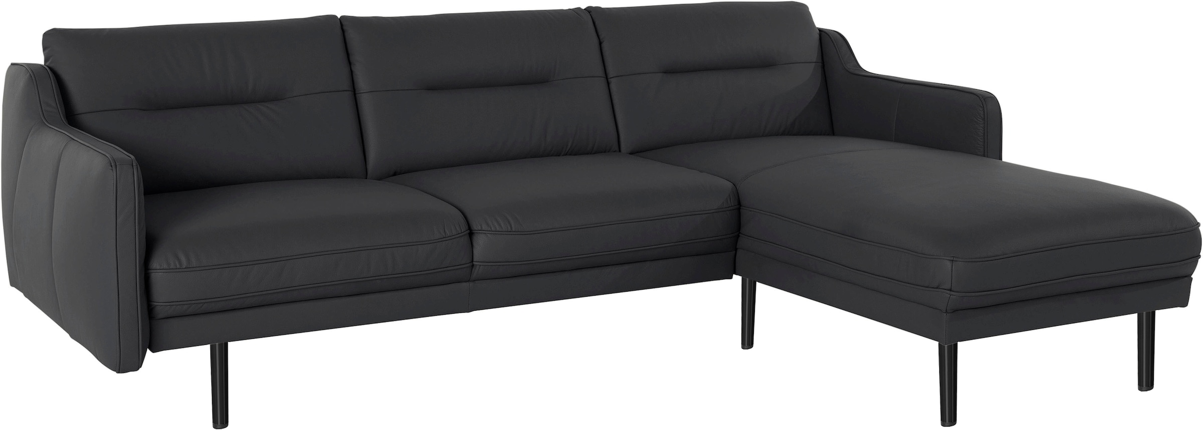 Home affaire Ecksofa "Nordfyn L-Form" edles Design in 3 Bezugsqualitäten, D günstig online kaufen