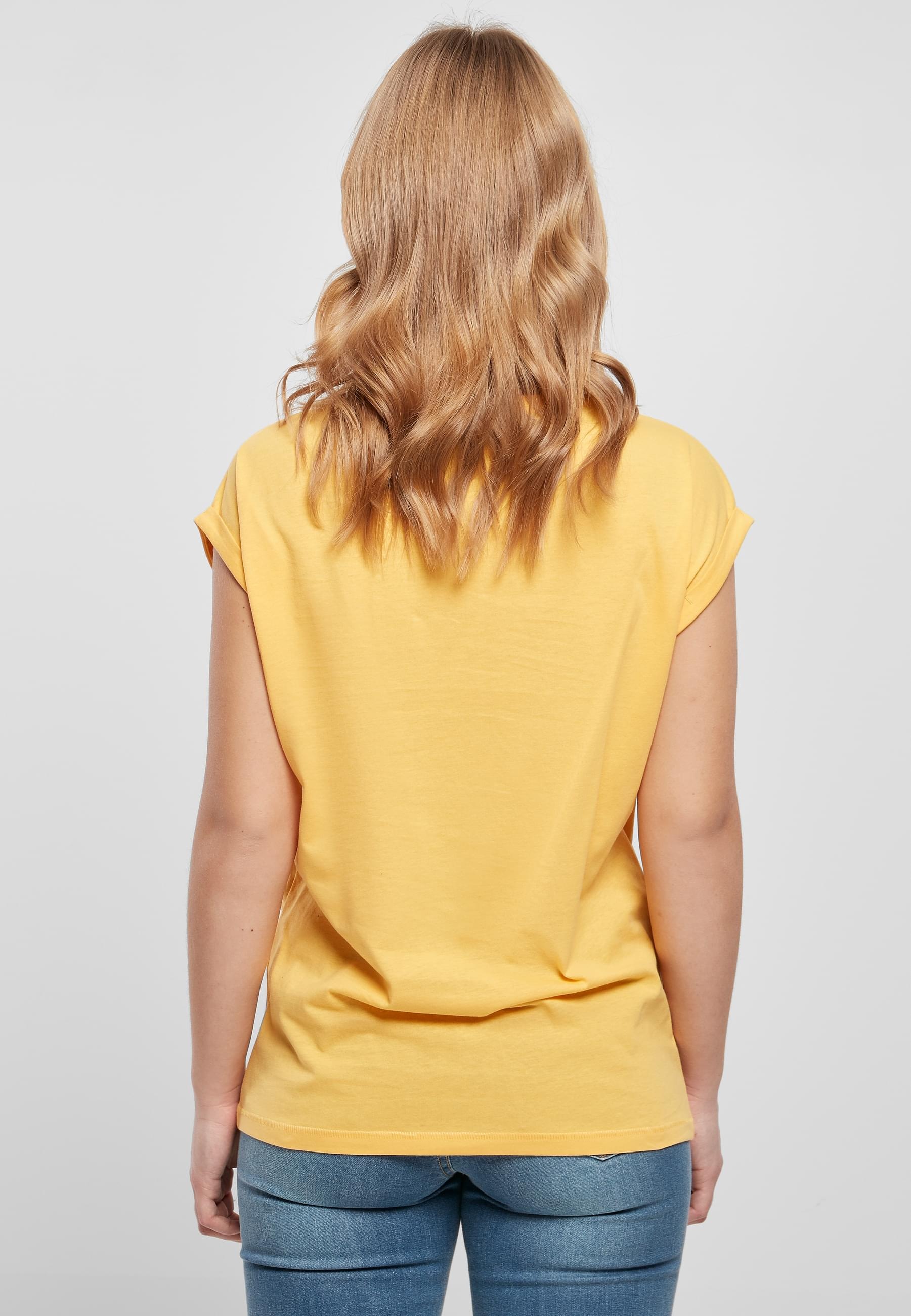 URBAN CLASSICS Kurzarmshirt »Urban Classics Damen Ladies Extended Shoulder Tee«, (1 tlg.)