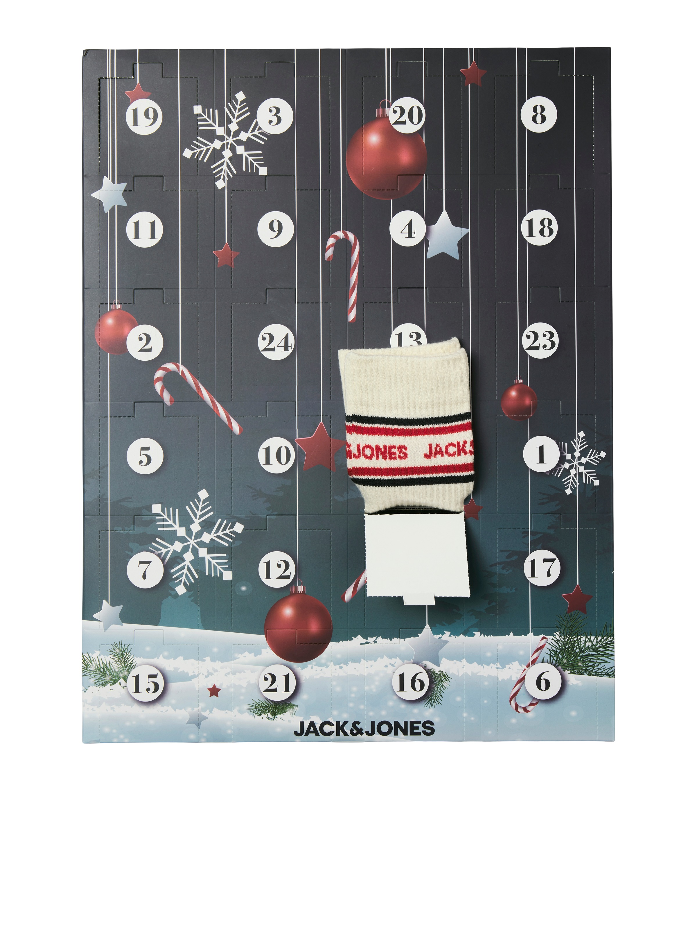 Jack & Jones Freizeitsocken "JACCHRISTMAS SOCK Adventskalender" Packung, 24 günstig online kaufen