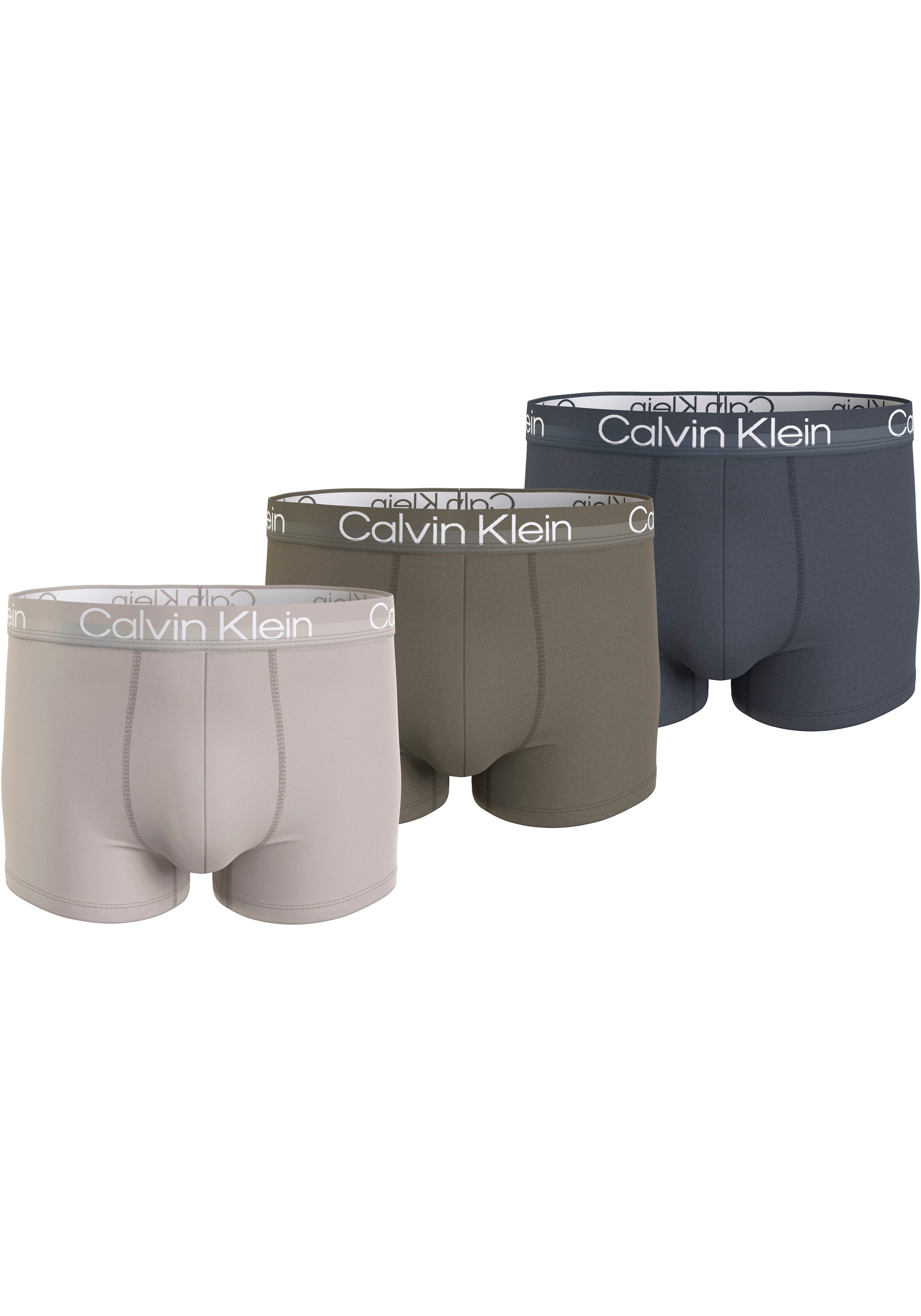 Calvin Klein Underwear Trunk, (Packung, 3 St.), mit Markenlogo im Bund