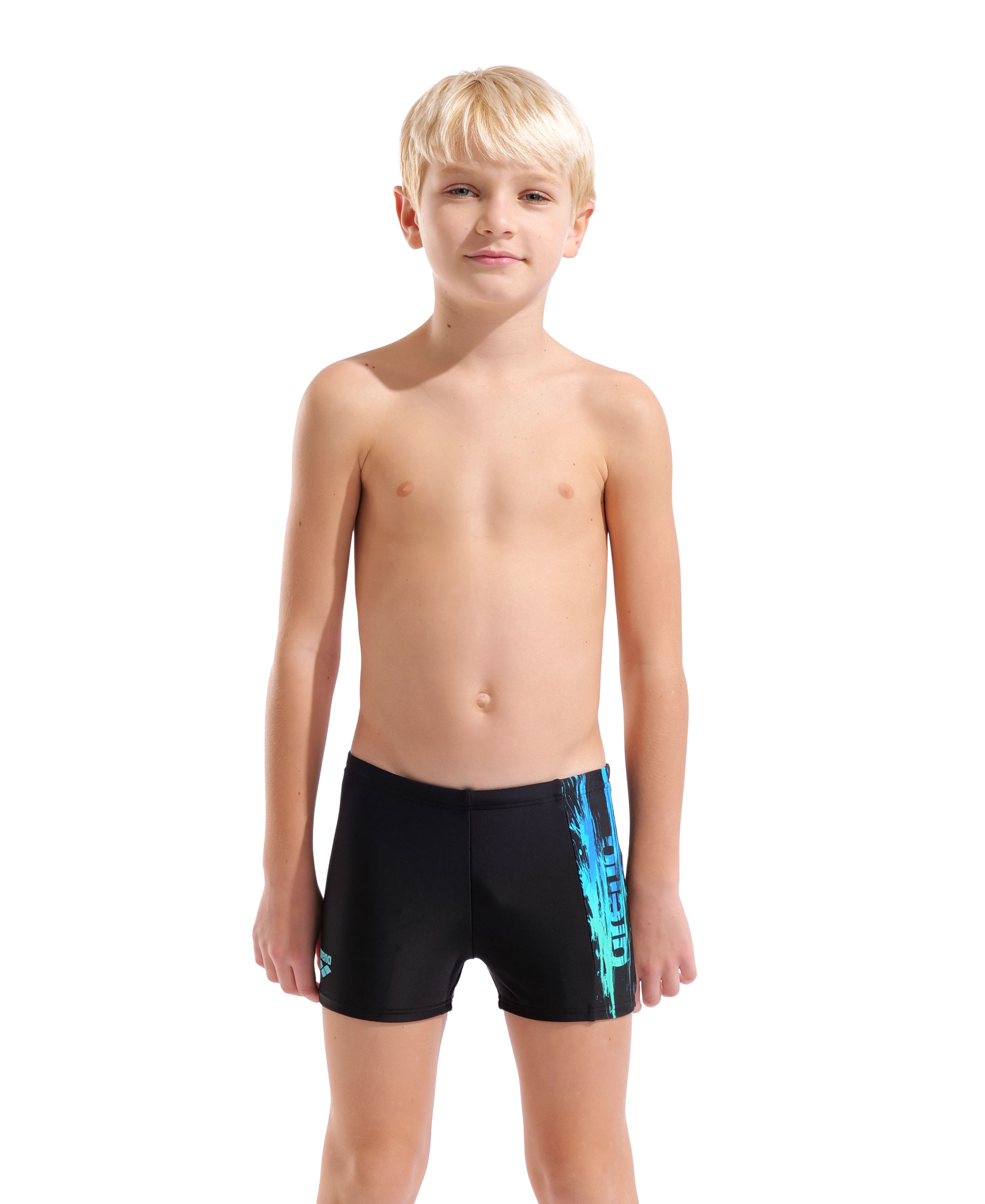 Arena Badeshorts "B ARENA PAINT SWIM SHORT" mit Stretchmaterial, chlor- und salzwasserbeständig