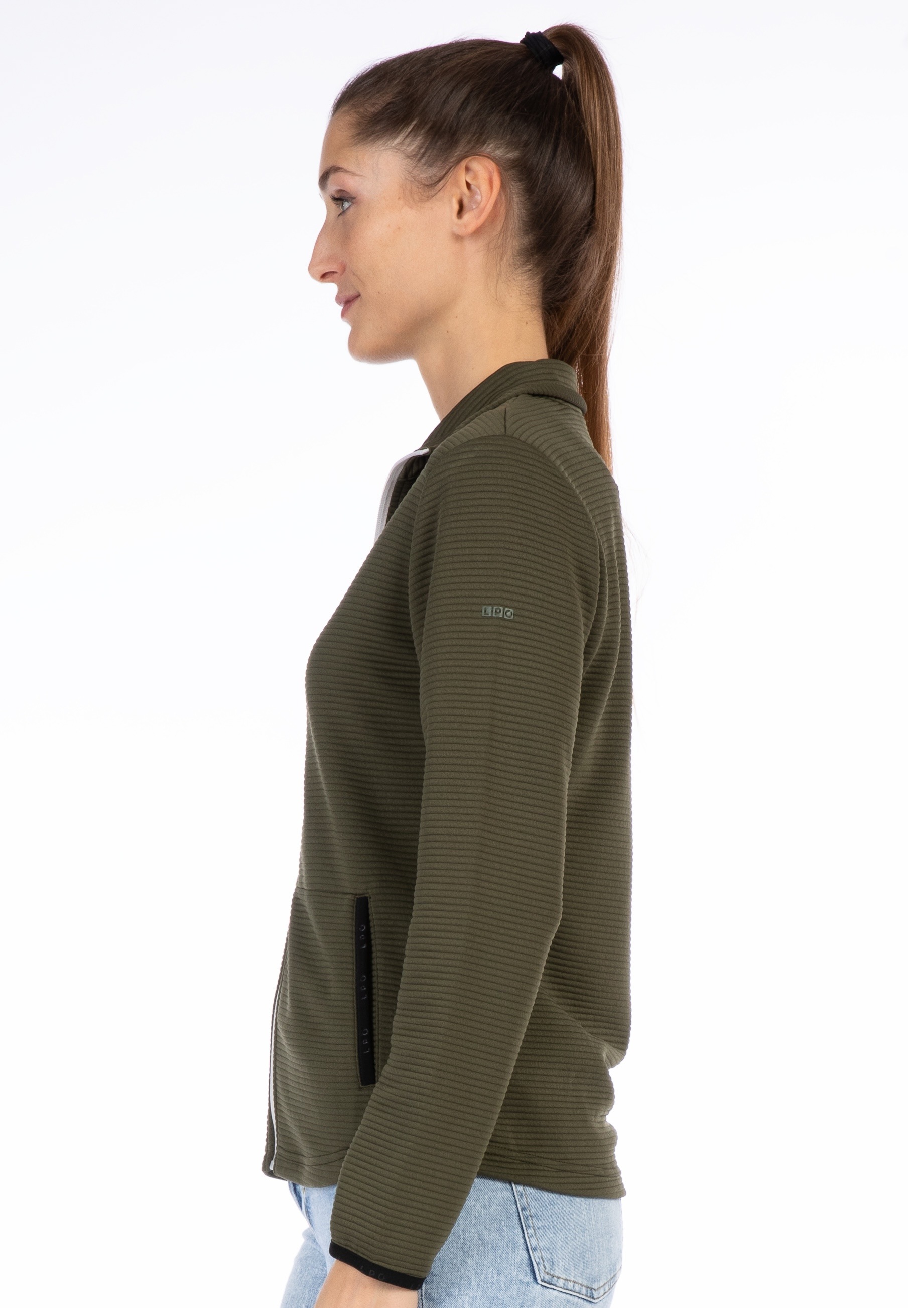 LPO Strickfleecejacke "XARA WMN", mit Stehkragen günstig online kaufen