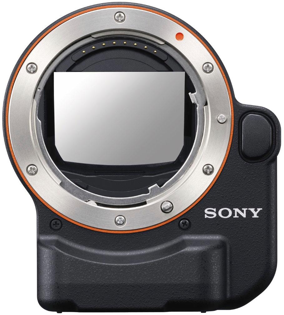 Sony Objektiv-Adapter »LA-EA4«, E-Mount auf A-Mount Bajonett mit Phasen Autofokus (15 AF-Punkte)