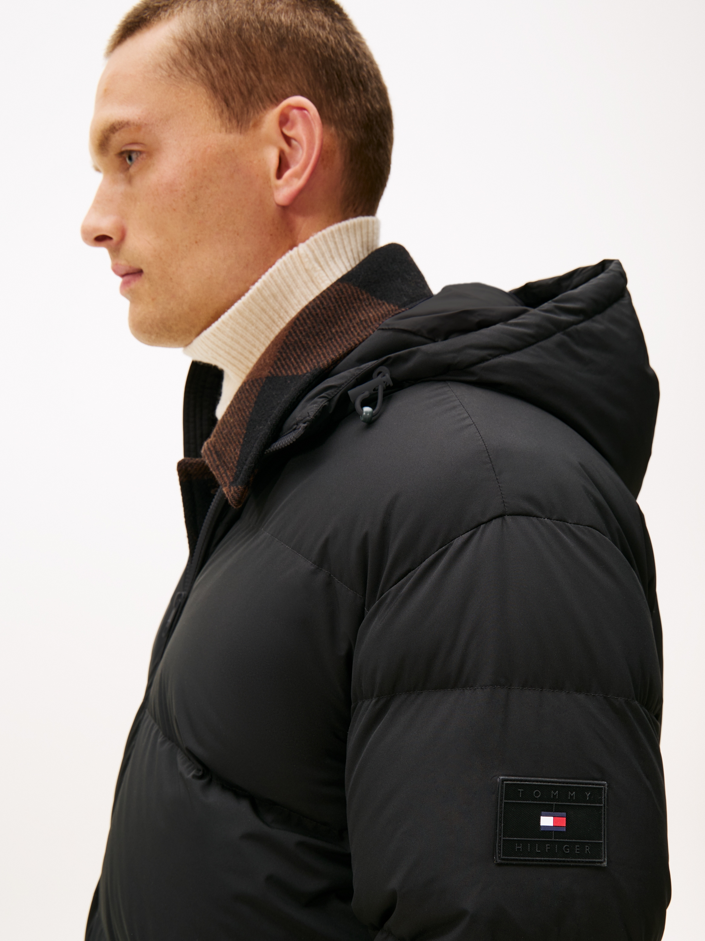 Tommy Hilfiger Steppmantel »DOWN PARKA«, regular fit, Wintermantel, mit fester Kapuze, 2-Wege-Reißverschluss