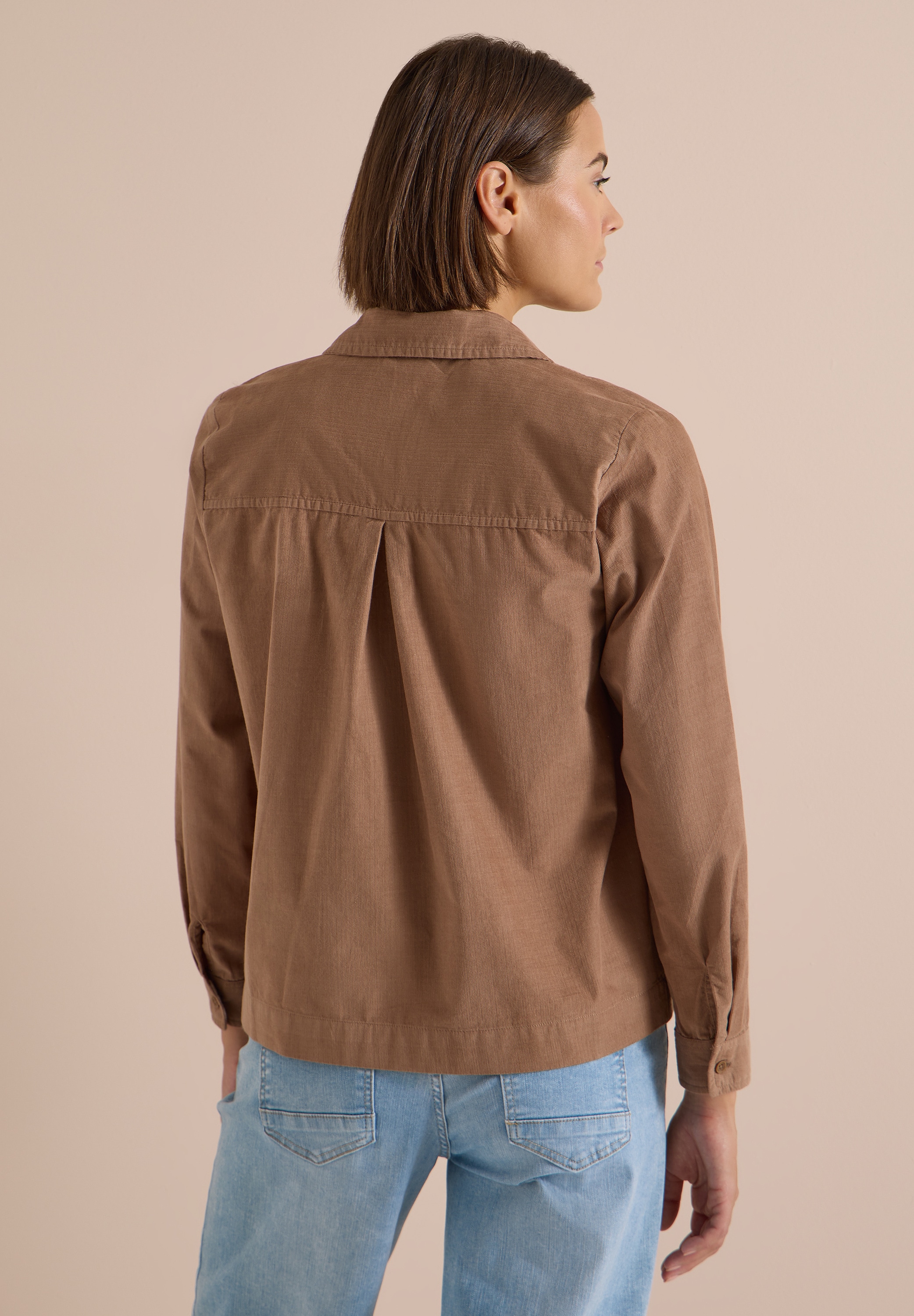 Cecil Hemdbluse in Cord-Optik