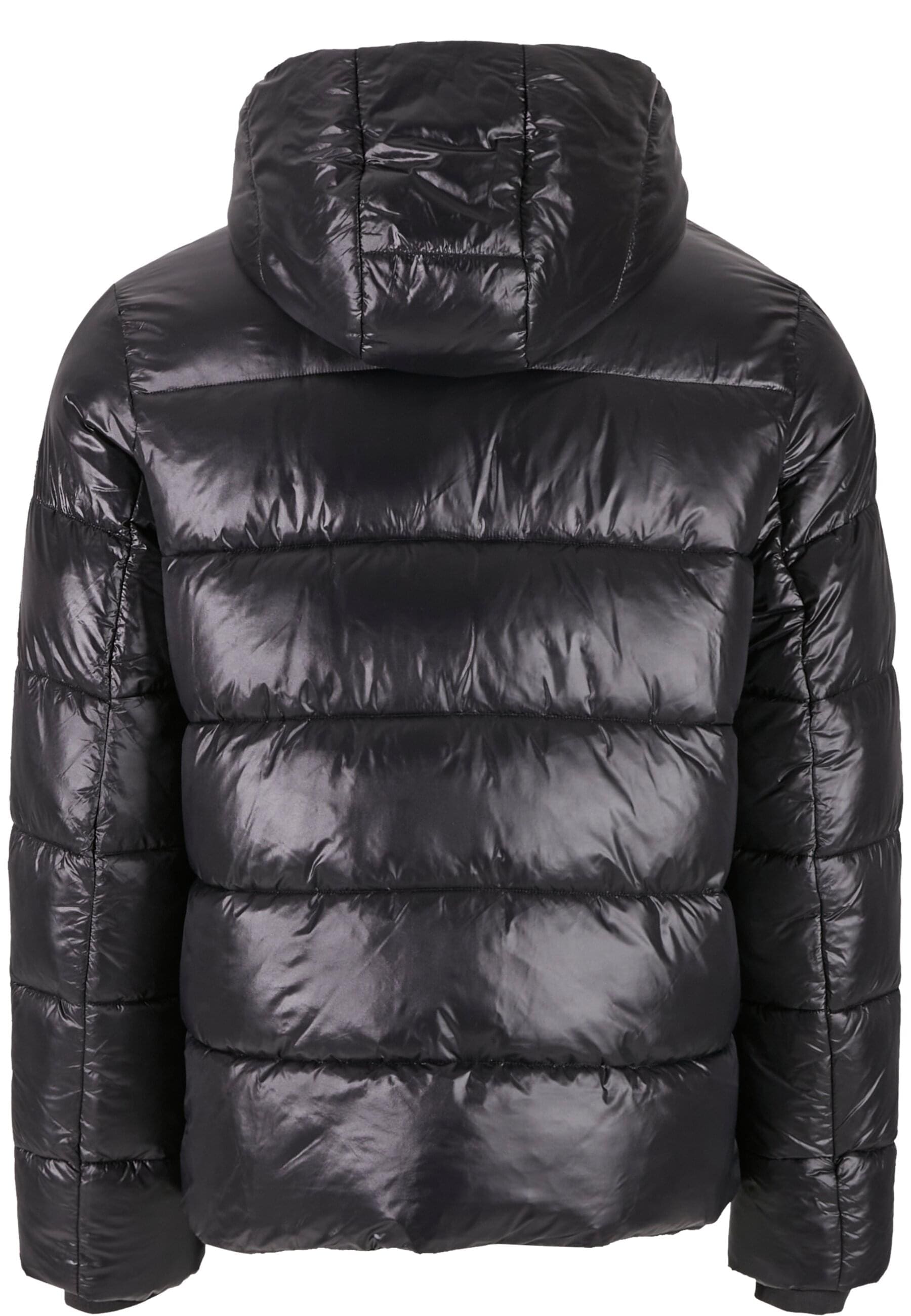 URBAN CLASSICS Winterjacke »Urban Classics Recycled Zip neck Puffer Jacket«, (1 St.), ohne Kapuze