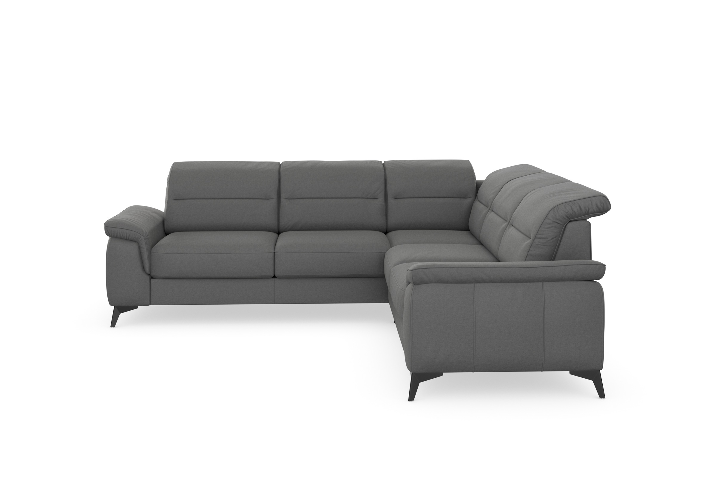 sit&more Ecksofa Sinatra L-Form, optinal mit Kopfteilverstellung und Armtei günstig online kaufen