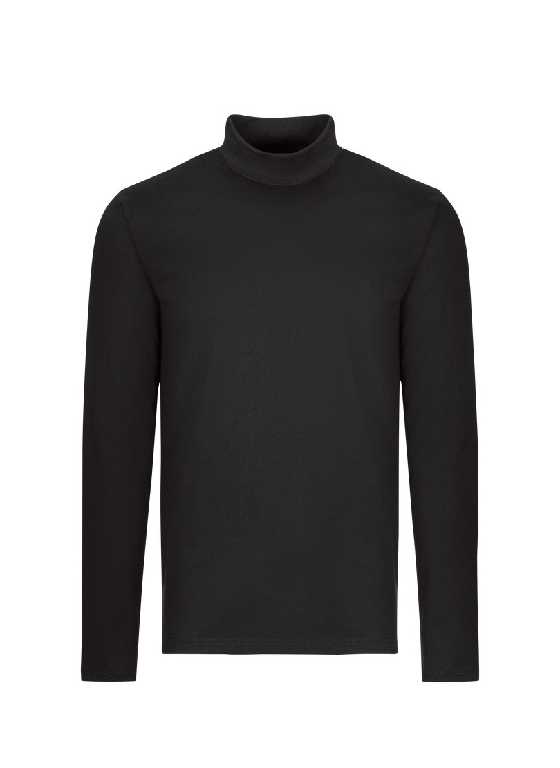 Trigema Longsleeve »TRIGEMA Langarm Shirt mit Stehkragen«, (1 tlg.)