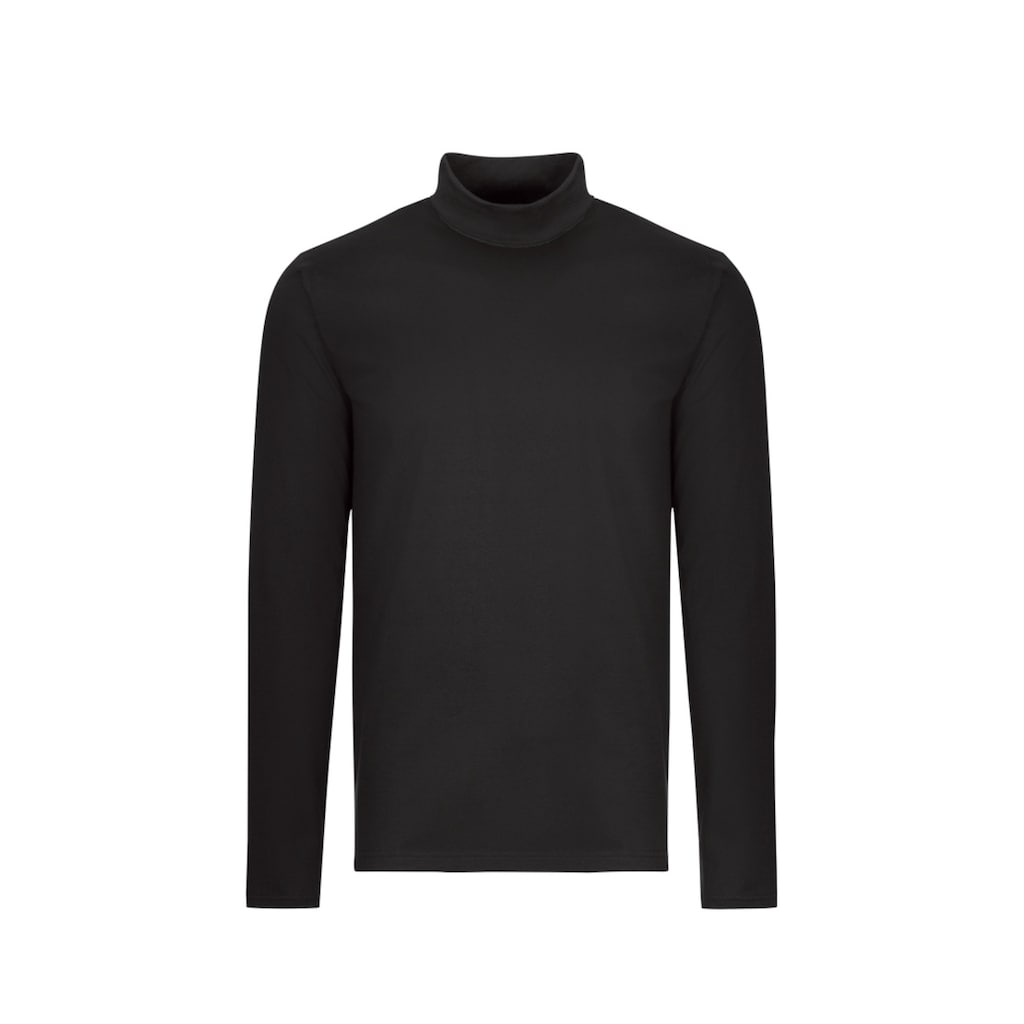 Trigema Longsleeve »TRIGEMA Langarm Shirt mit Stehkragen«, (1 tlg.)