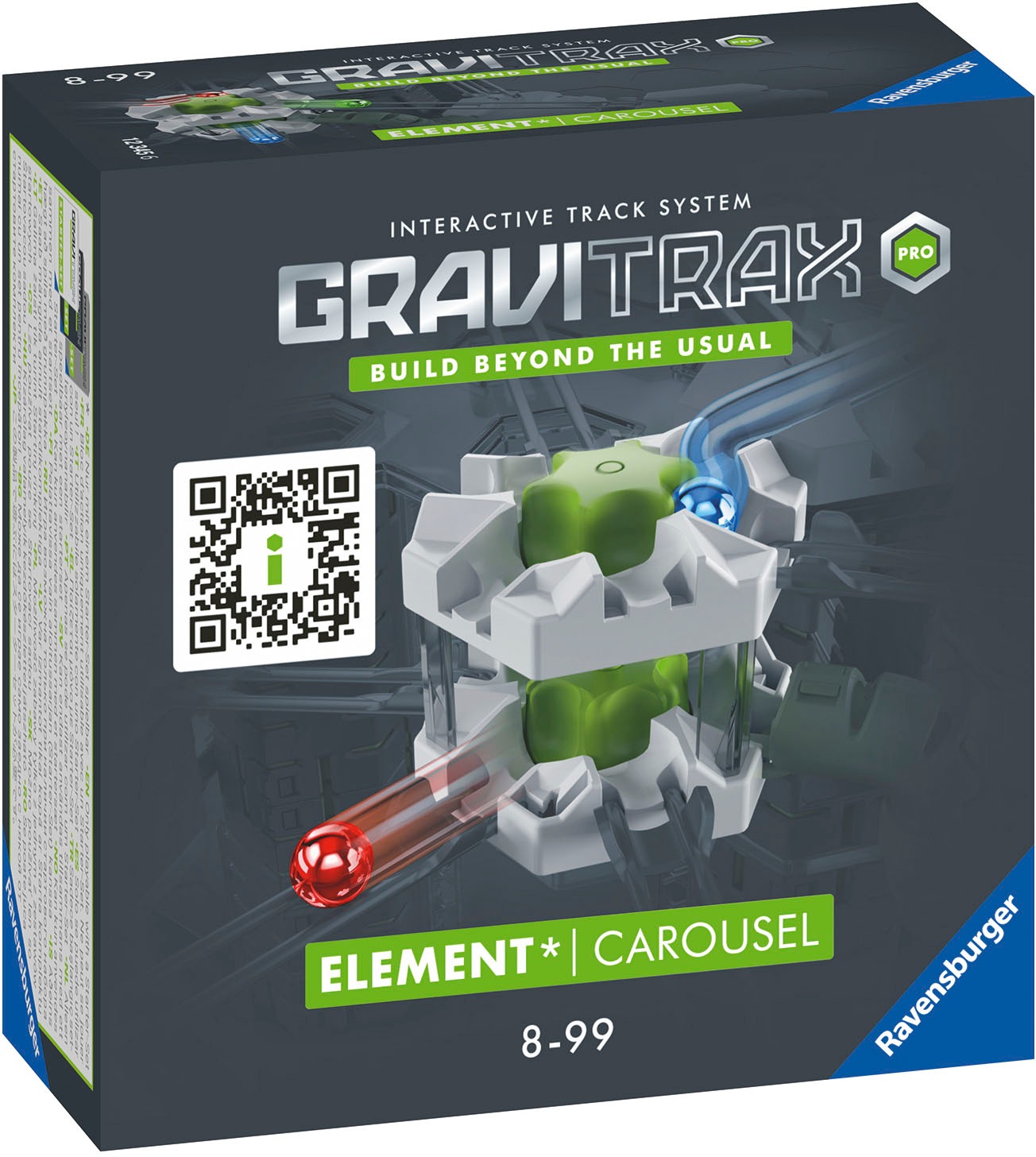 Ravensburger Kugelbahn-Bausatz »GraviTrax PRO Element Carousel«, Made in Europe