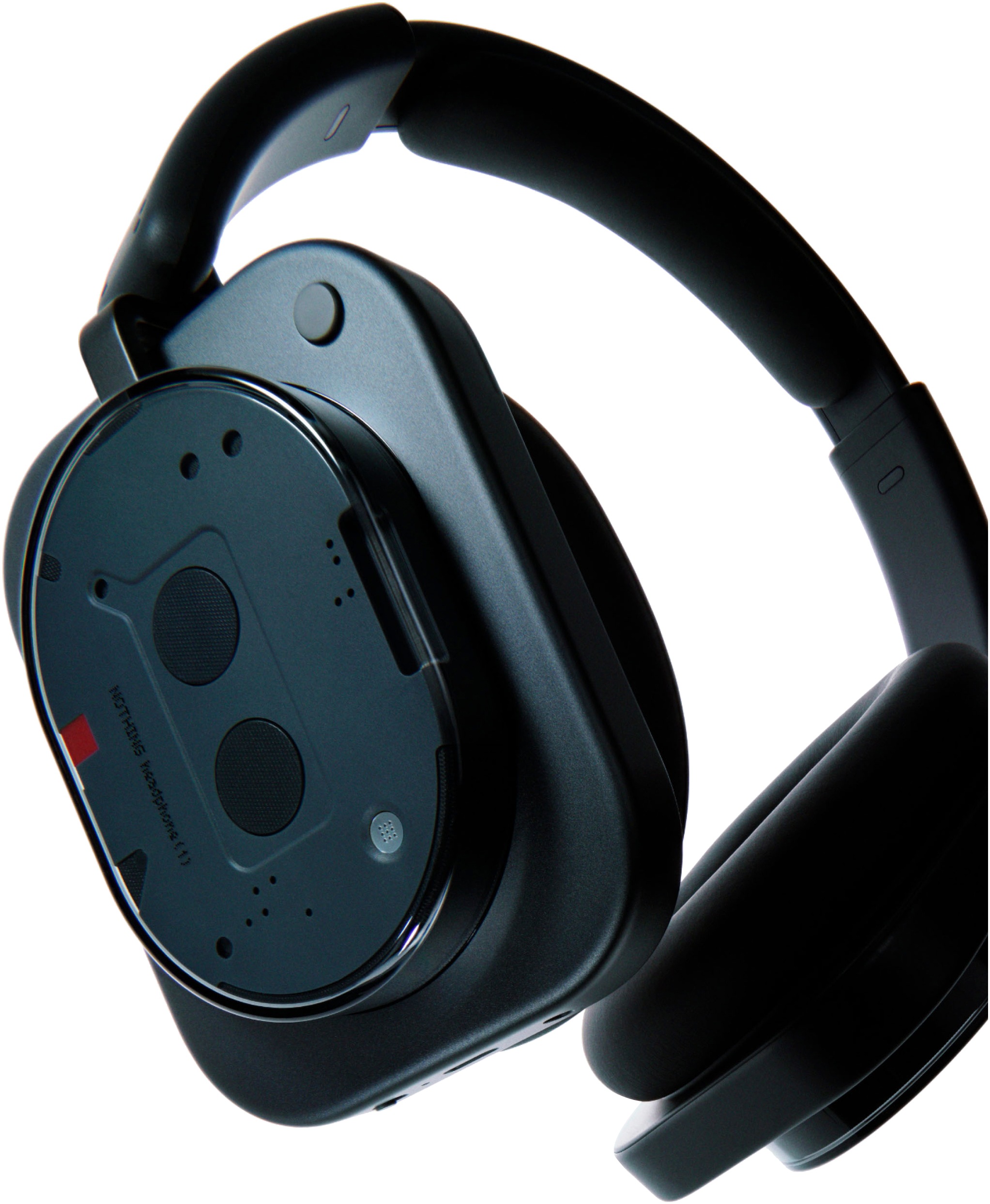 NOTHING Kopfhörer »Headphone (1)«, Bluetooth, Active Noise Cancelling (ANC)-Hi-Res-Transparenzmodus-On-Ear-Erkennung