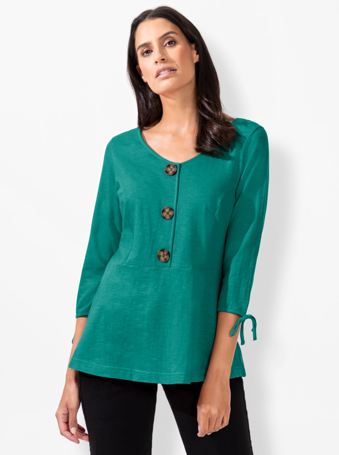Inspirationen 3/4-Arm-Shirt »Shirt«, (1 tlg.)