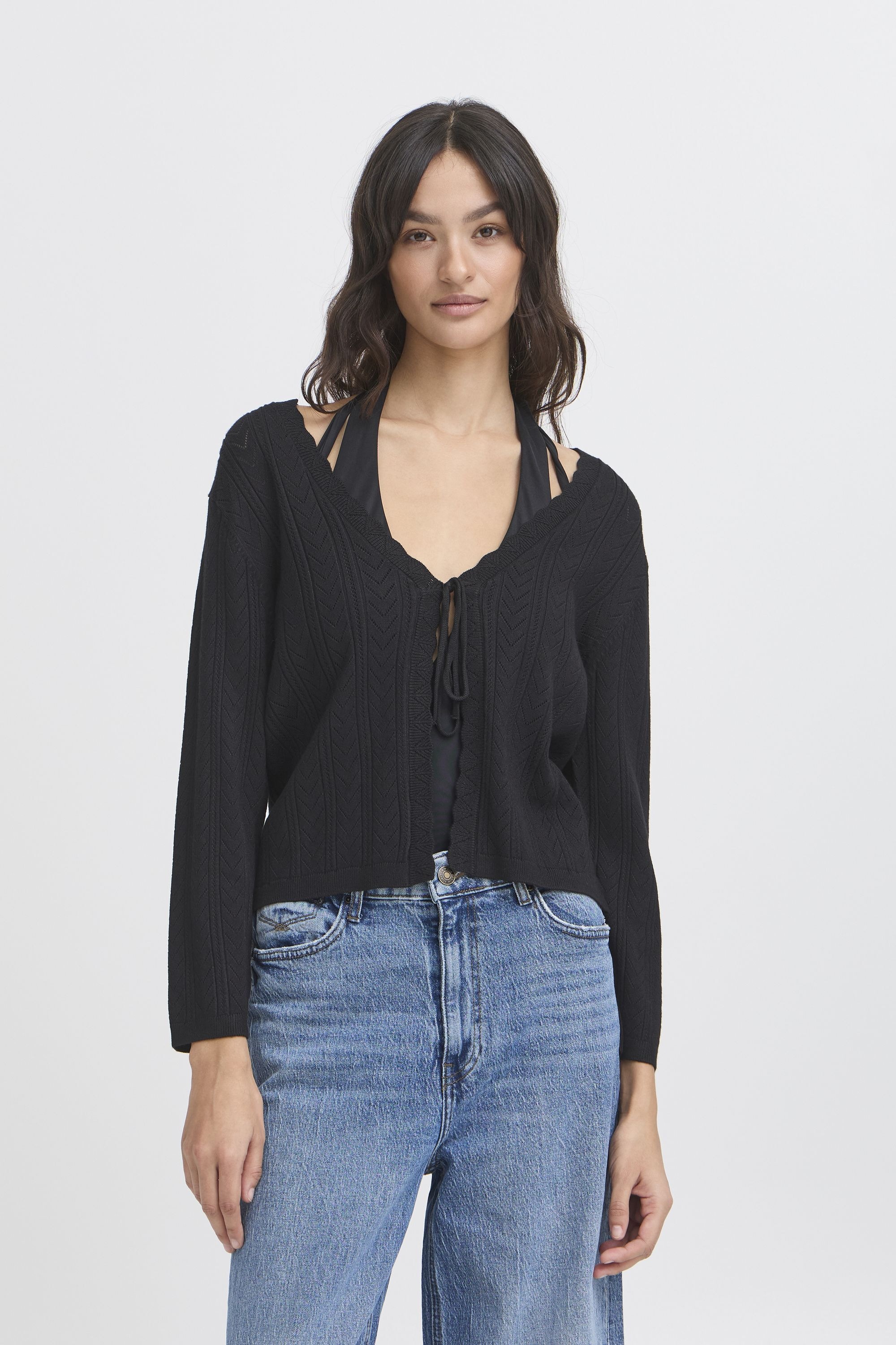 b.young Strickjacke »Strickjacke BYOMANJA BOLERO«