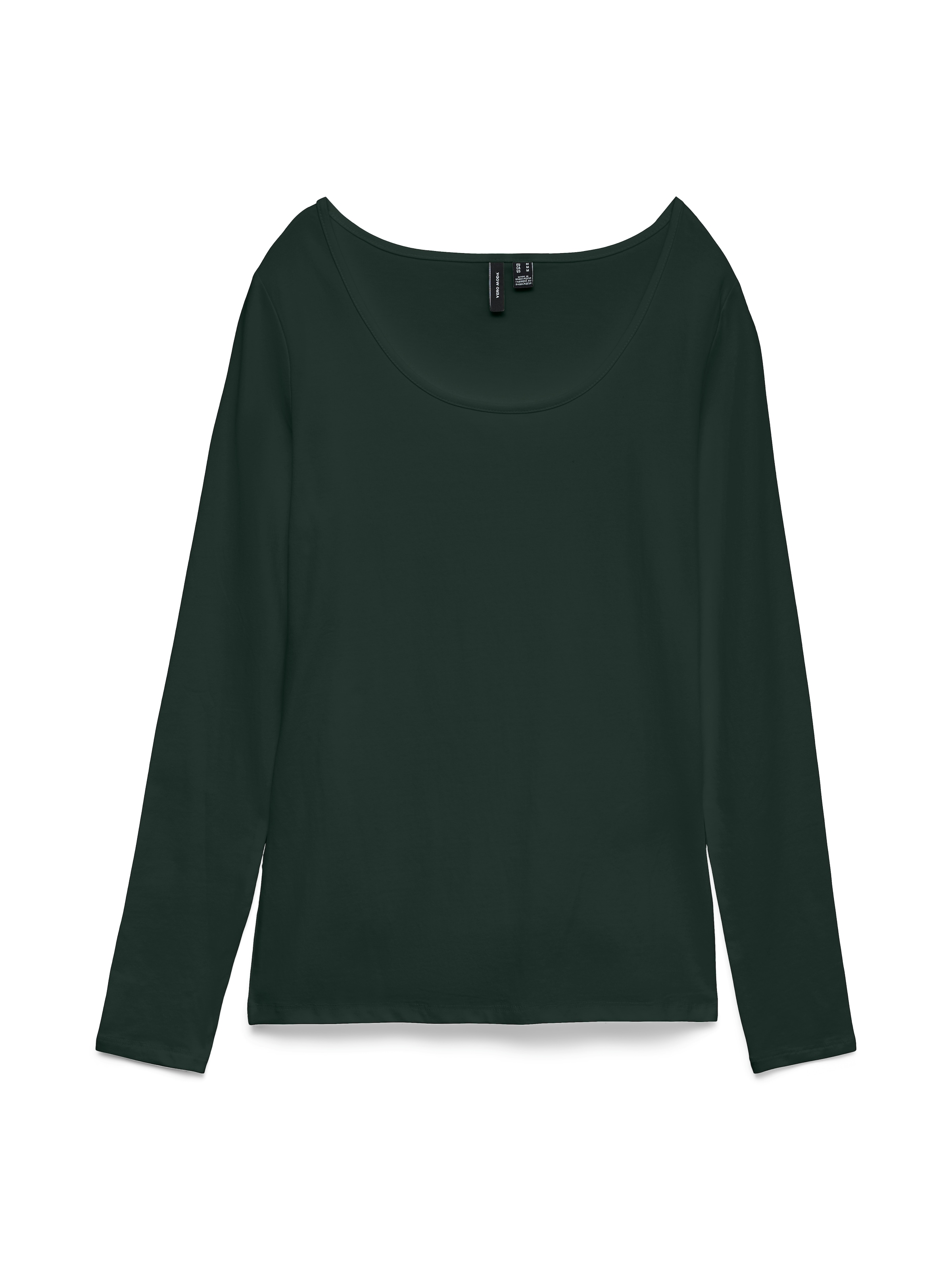 Vero Moda "VMMAXI MY LS SOFT UNECK NOOS" Baumwollmischung, slim fit