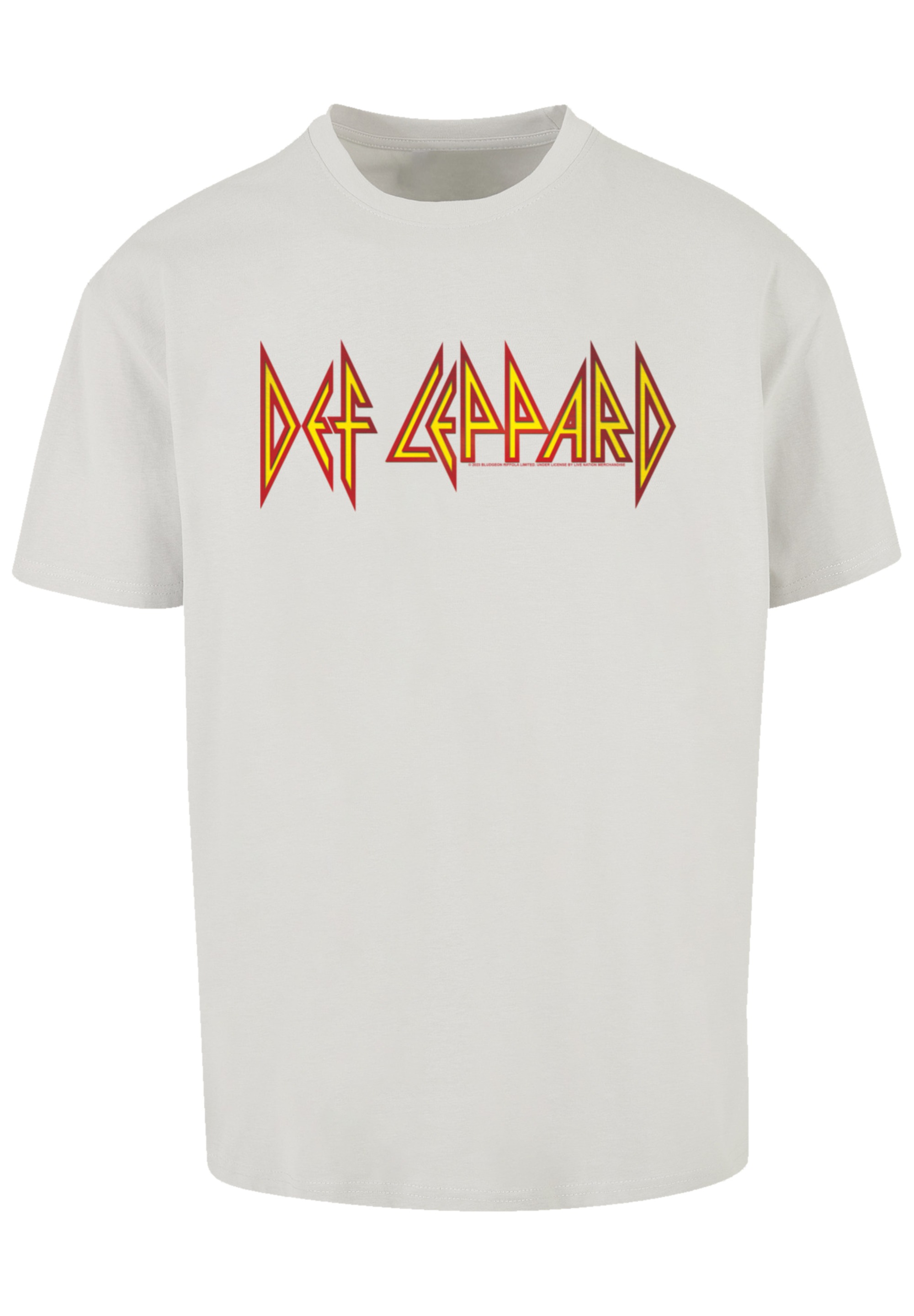 F4NT4STIC T-Shirt »Def Leppard Shatter Logo«, Premium Qualität