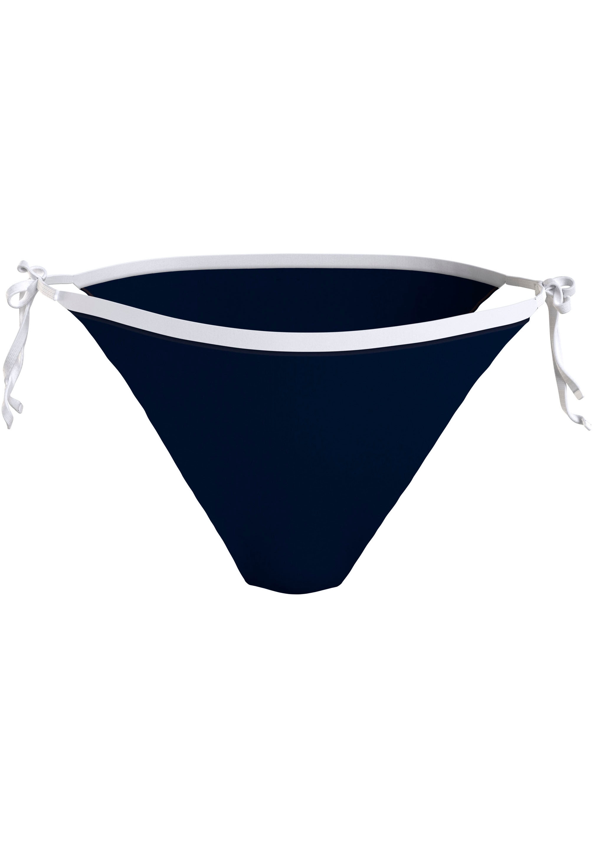 Tommy Hilfiger Swimwear Bikini-Hose "CHEEKY STRING SIDE TIE", mit kontrastfarbenen Kanten