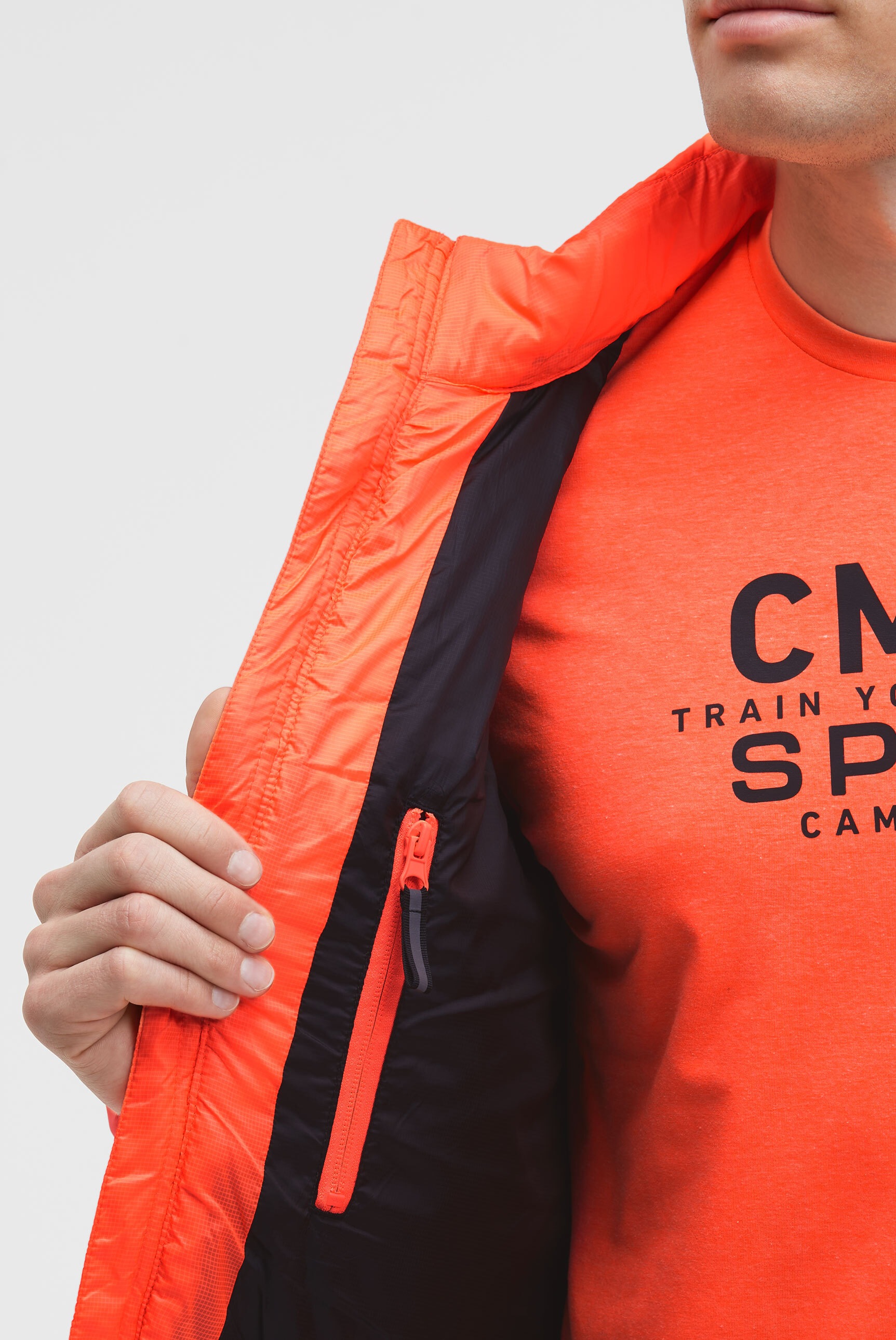 CAMP DAVID Outdoorjacke ohne Kapuze mit Brusttasche