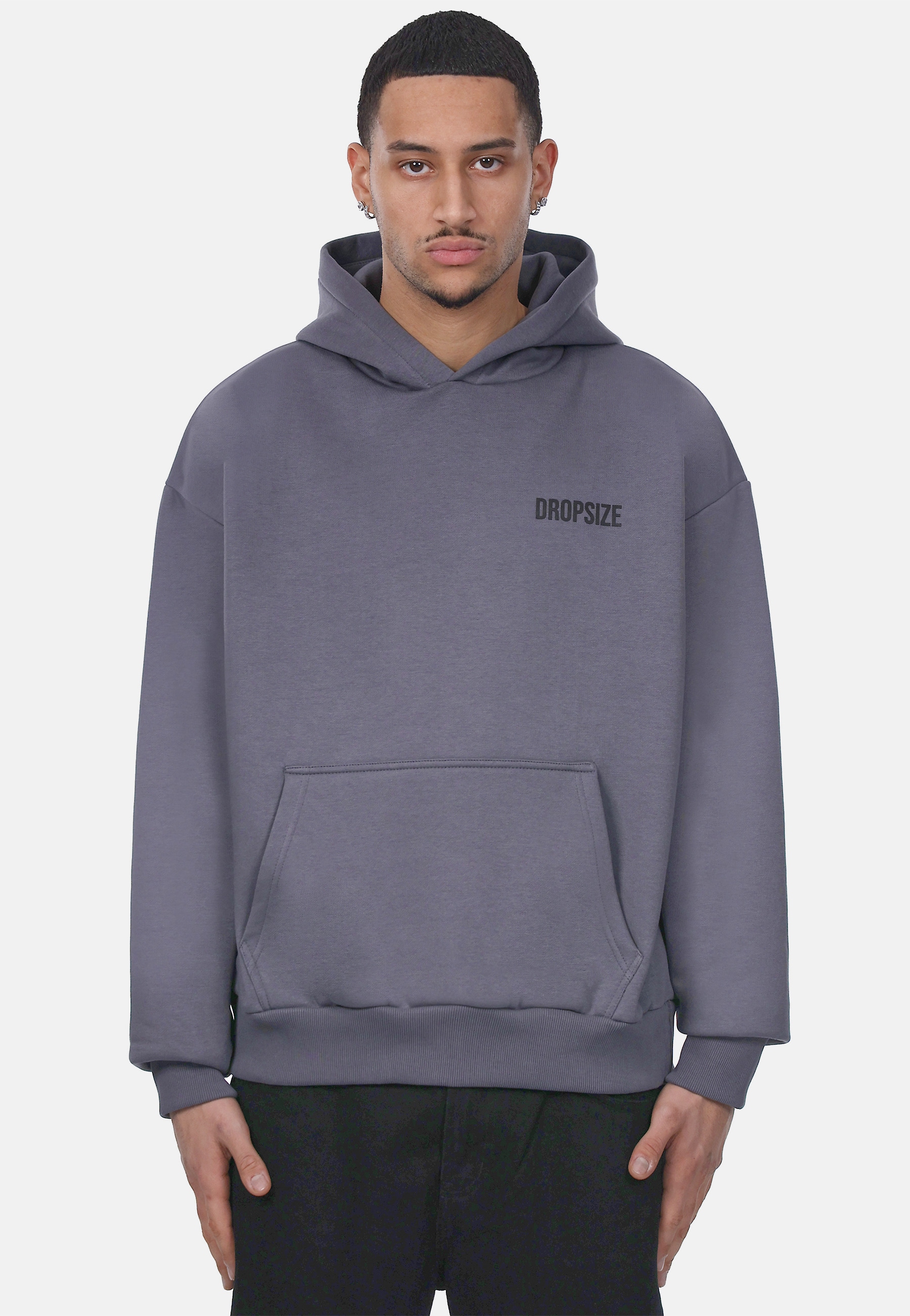 Dropsize Kapuzensweatshirt »Dropsize HEAVY OVERSIZE HUSTLE CLUB HOODIE«, 1 Stk.
