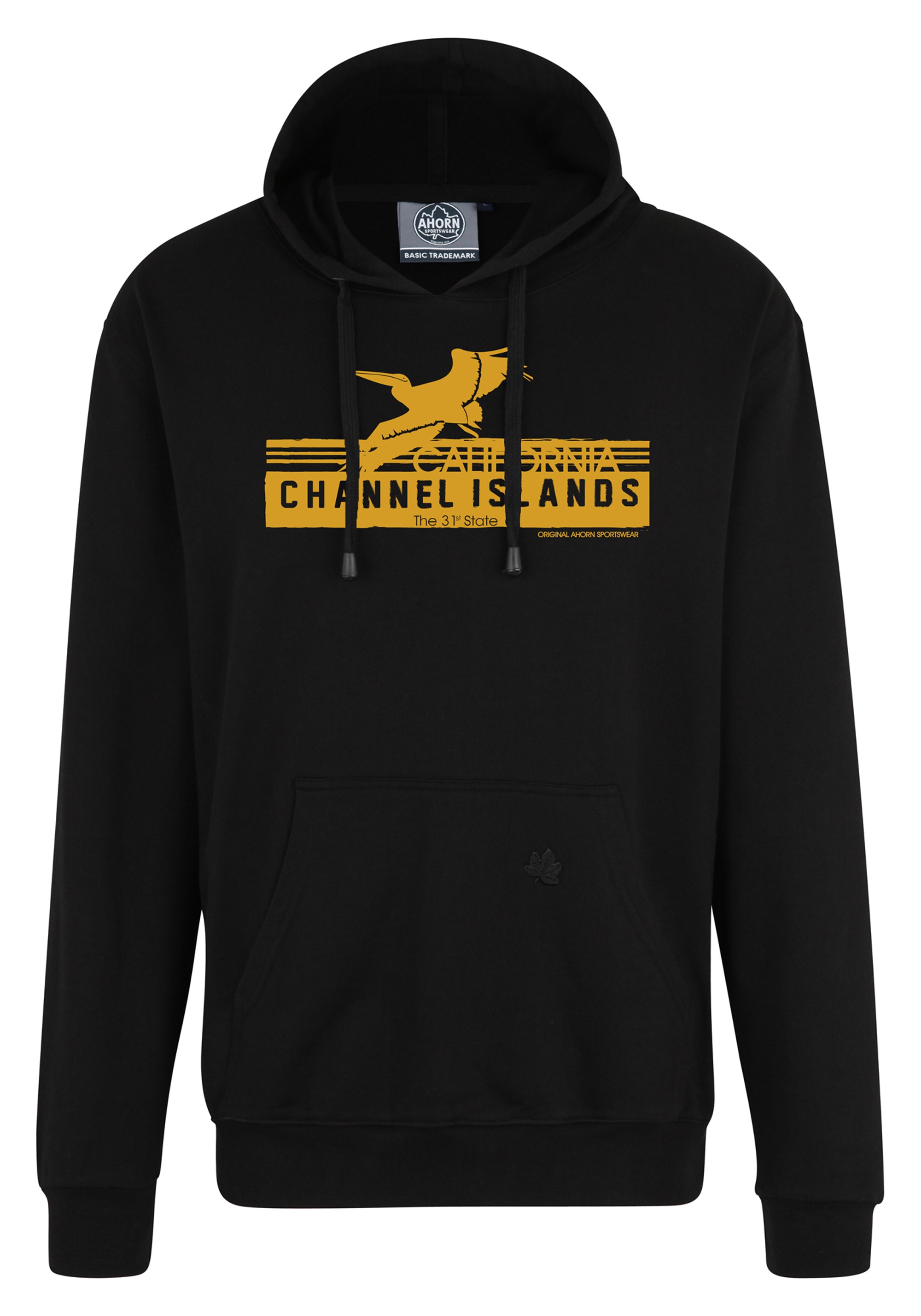 AHORN SPORTSWEAR Kapuzensweatshirt "CHANNEL ISLANDS", mit modischem Frontprint