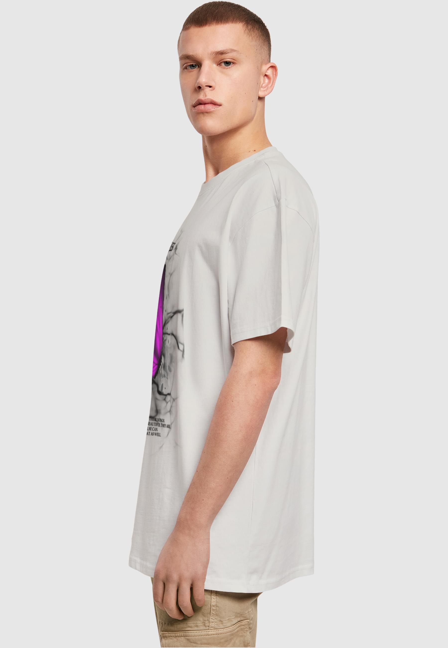 Merchcode T-Shirt »Merchcode Herren Butterflies Heavy Oversized Tee«, (1 tlg.)
