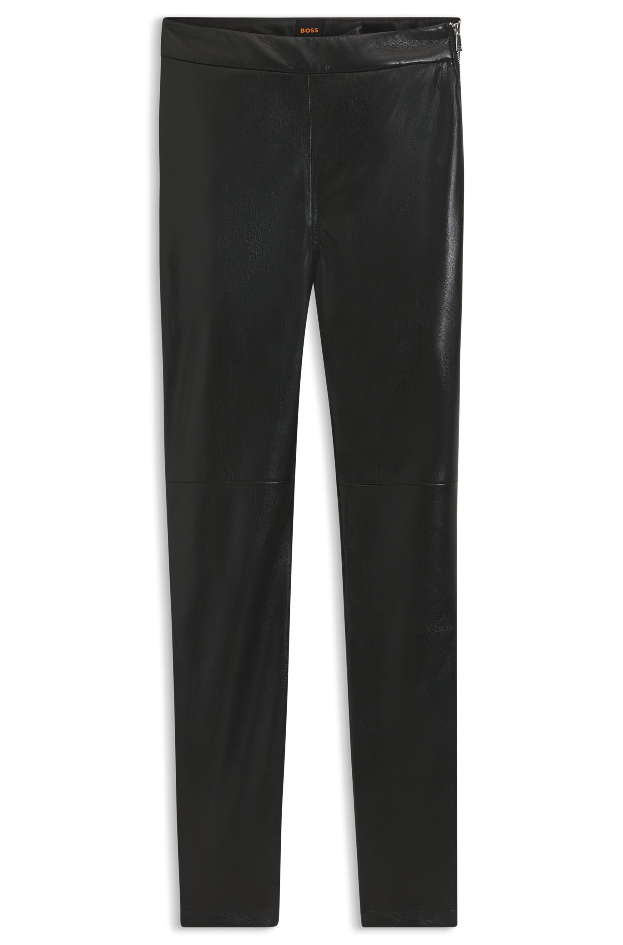 BOSS ORANGE Leggings "Taskin Premium Damenmode", Slim Fit in Lederoptik günstig online kaufen