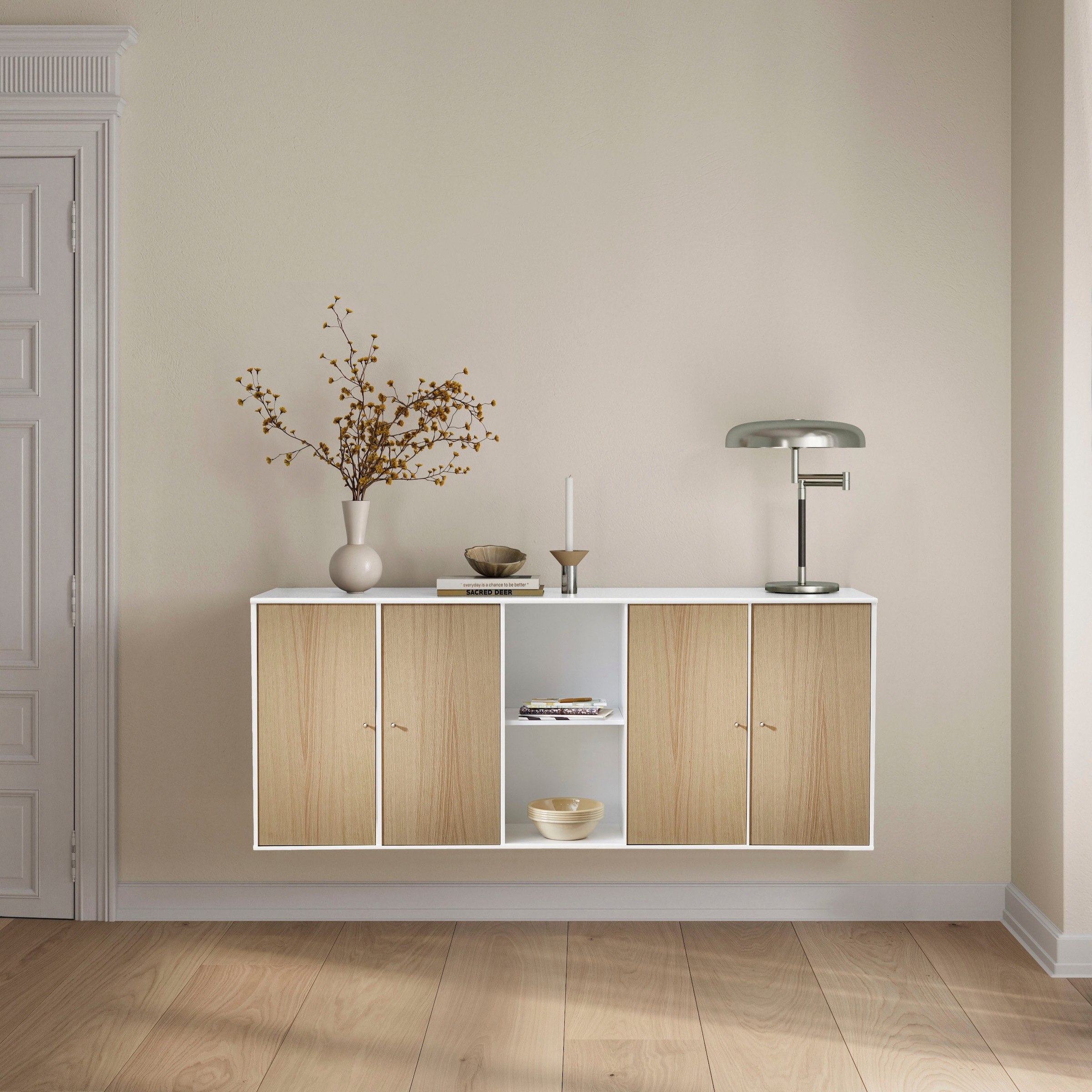Hammel Furniture "Mistral Kubus" mit vier Türen, Wandmontage/stehend, Breite: 169,8 cm
