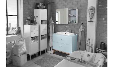 TOM TAILOR HOME Waschbeckenunterschrank »COLOR BATH«, mit Schublade, mit  Push-to-Open, mit Füßen in Eiche, Breite 65 cm | BAUR