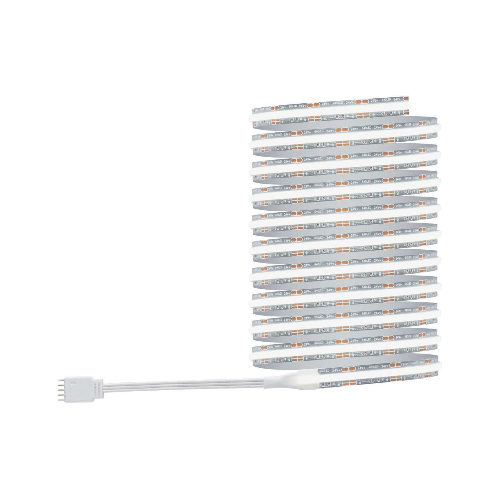 Paulmann LED-Streifen »MaxLED 500 Basis Set 3m 15W 230/24V silber Kunststoff«, 1 St.-flammig, Full-Line COB 2700-6500K TunableWhite