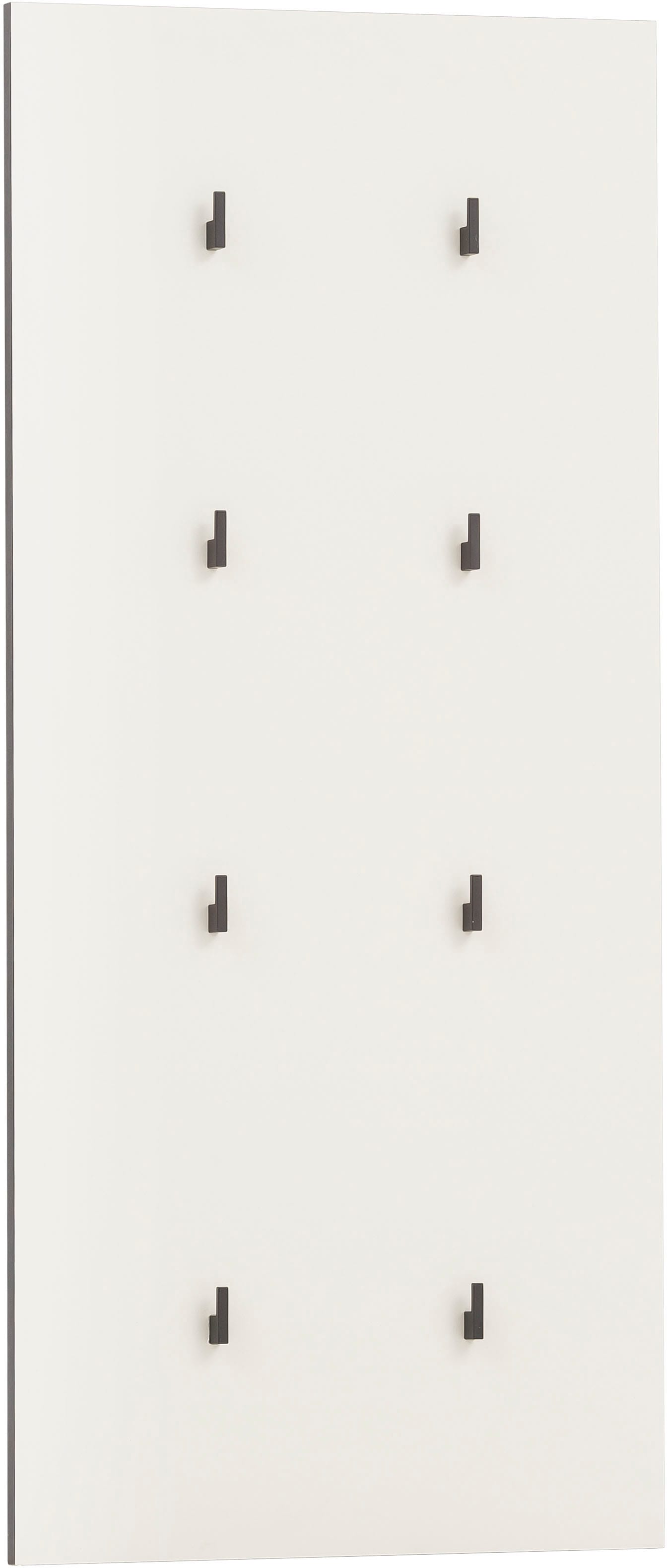 welltime Garderobenpaneel "Alexa, Hakenpaneel, Made in Germany, B: 49 cm" Solide Verarbeitung - Dieses Produkt ist in Deutschland gefertigt