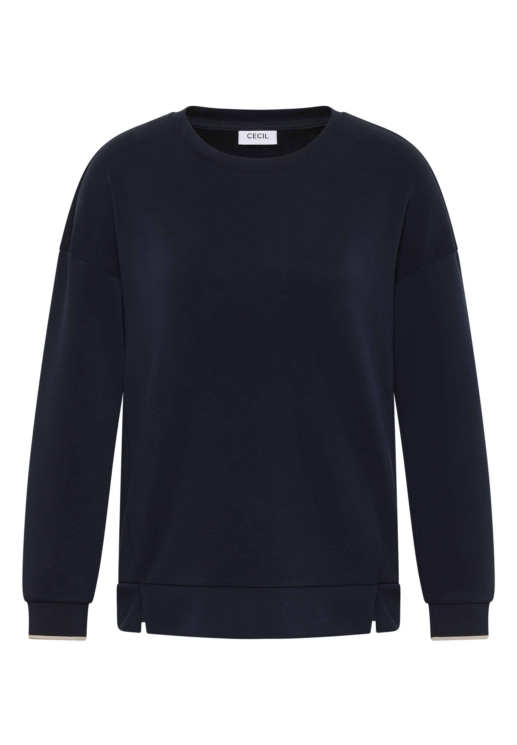Cecil Langarmshirt, in Unifarbe