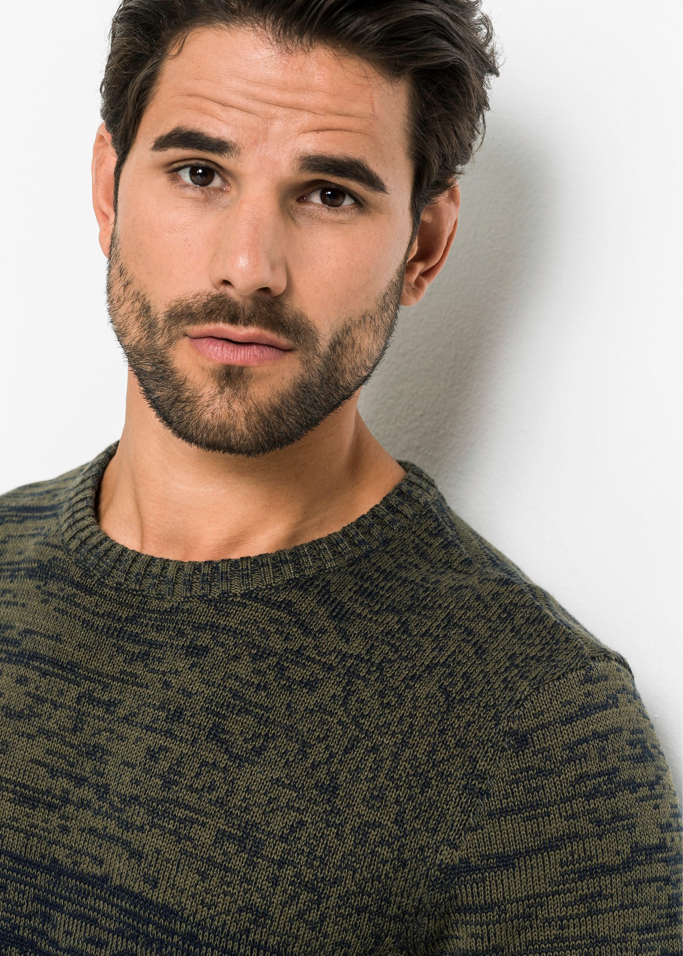 Thumbnail - bonprix Strickpullover "Feinstrickpullover mit Komfortschnitt und Baumwolle" Feinstrickpullover mit Komfortschnitt und B...