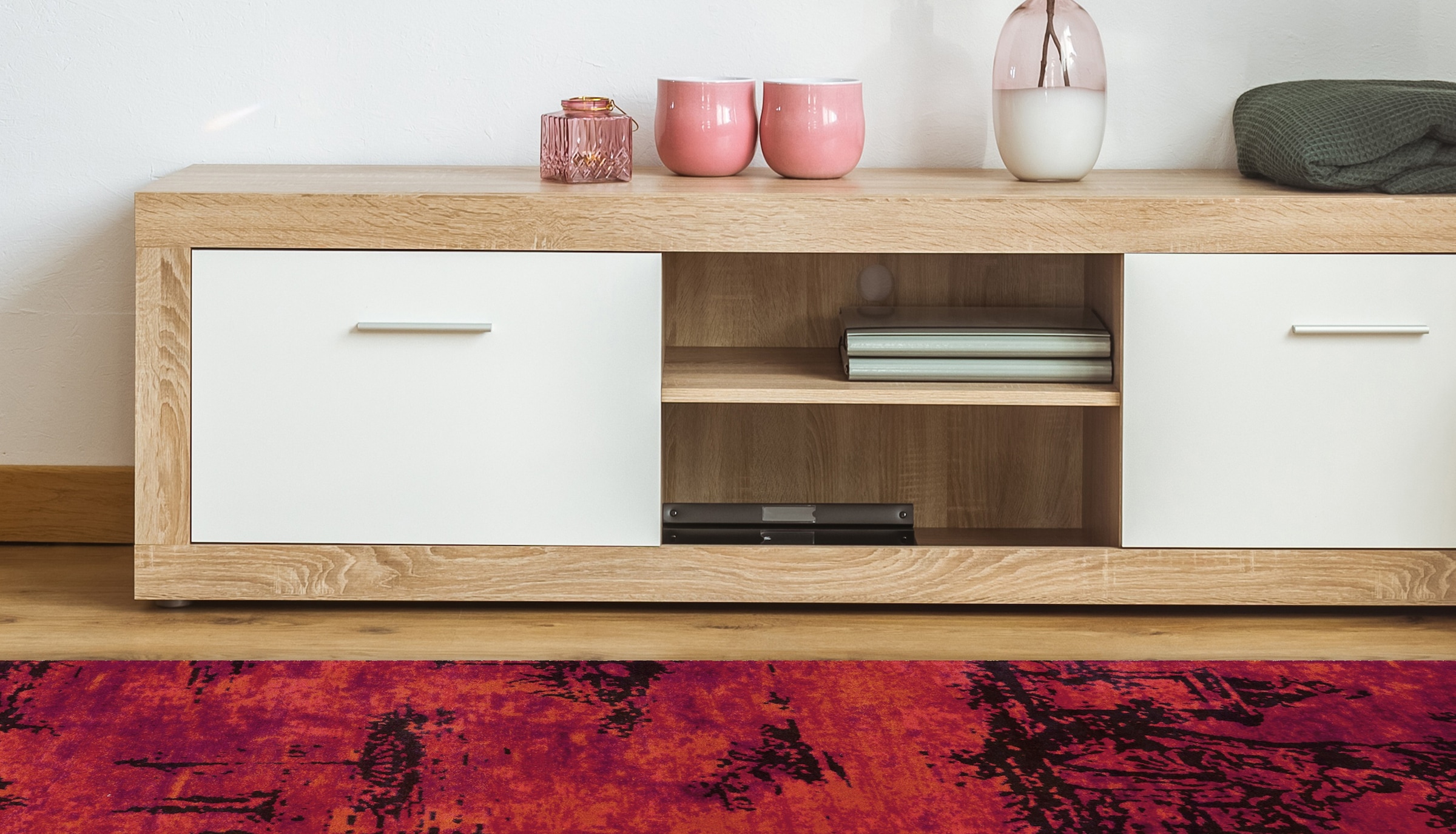 Arte Espina "Vintage 5206" rechteckig 4 mm Höhe Pflegeleicht und robust, Flachflor, Vintage-Design