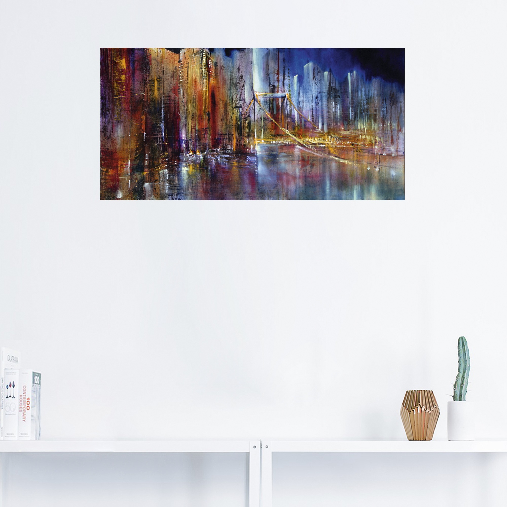 Artland Wandbild »Stadtansicht I«, Amerika, (1 St.), als Alubild, Outdoorbild, Leinwandbild, Wandaufkleber, versch. Größen