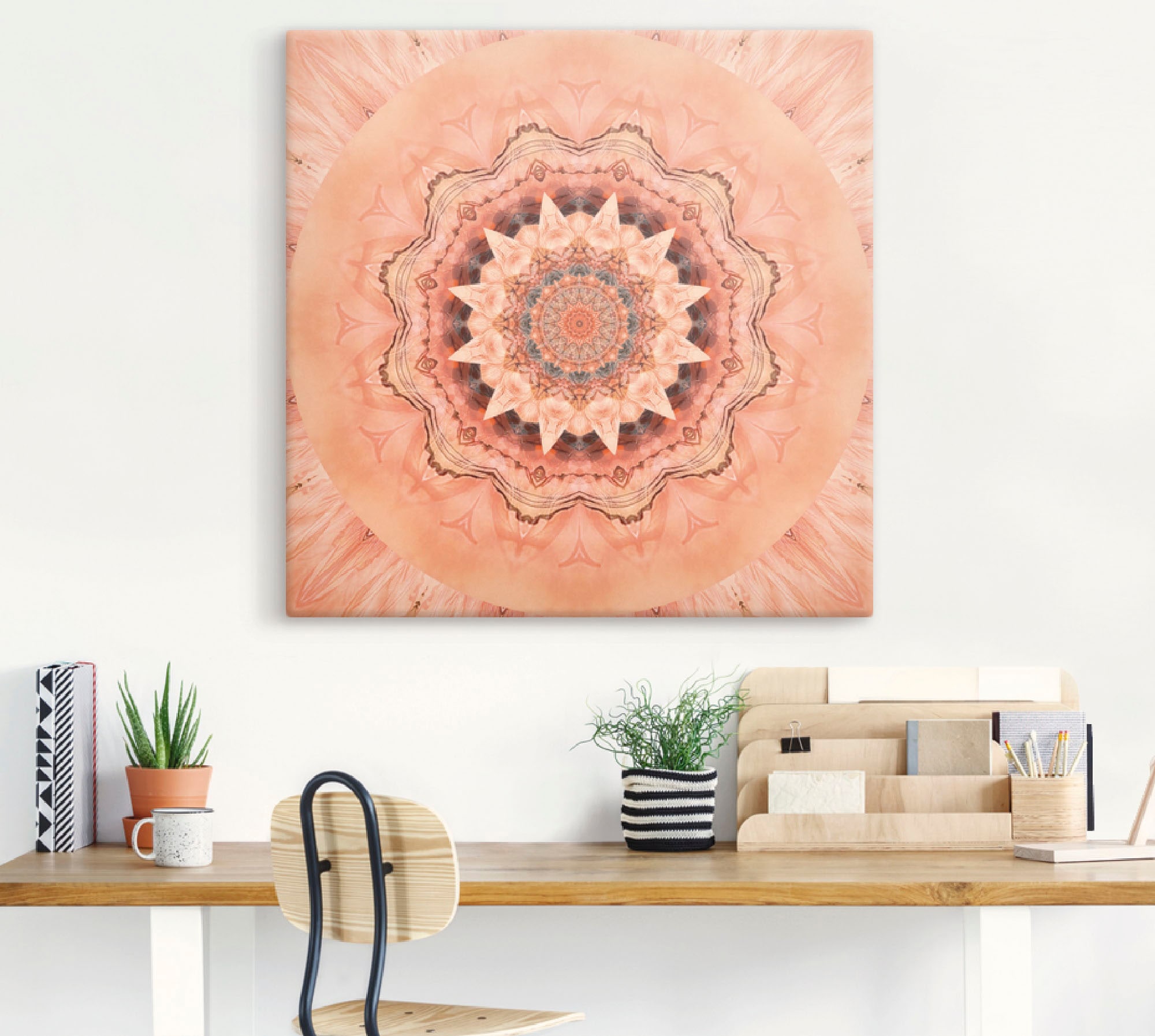 Artland Wandbild »Mandala Barmherzigkeit«, Muster, (1 St.), als Leinwandbild, Poster in verschied. Größen