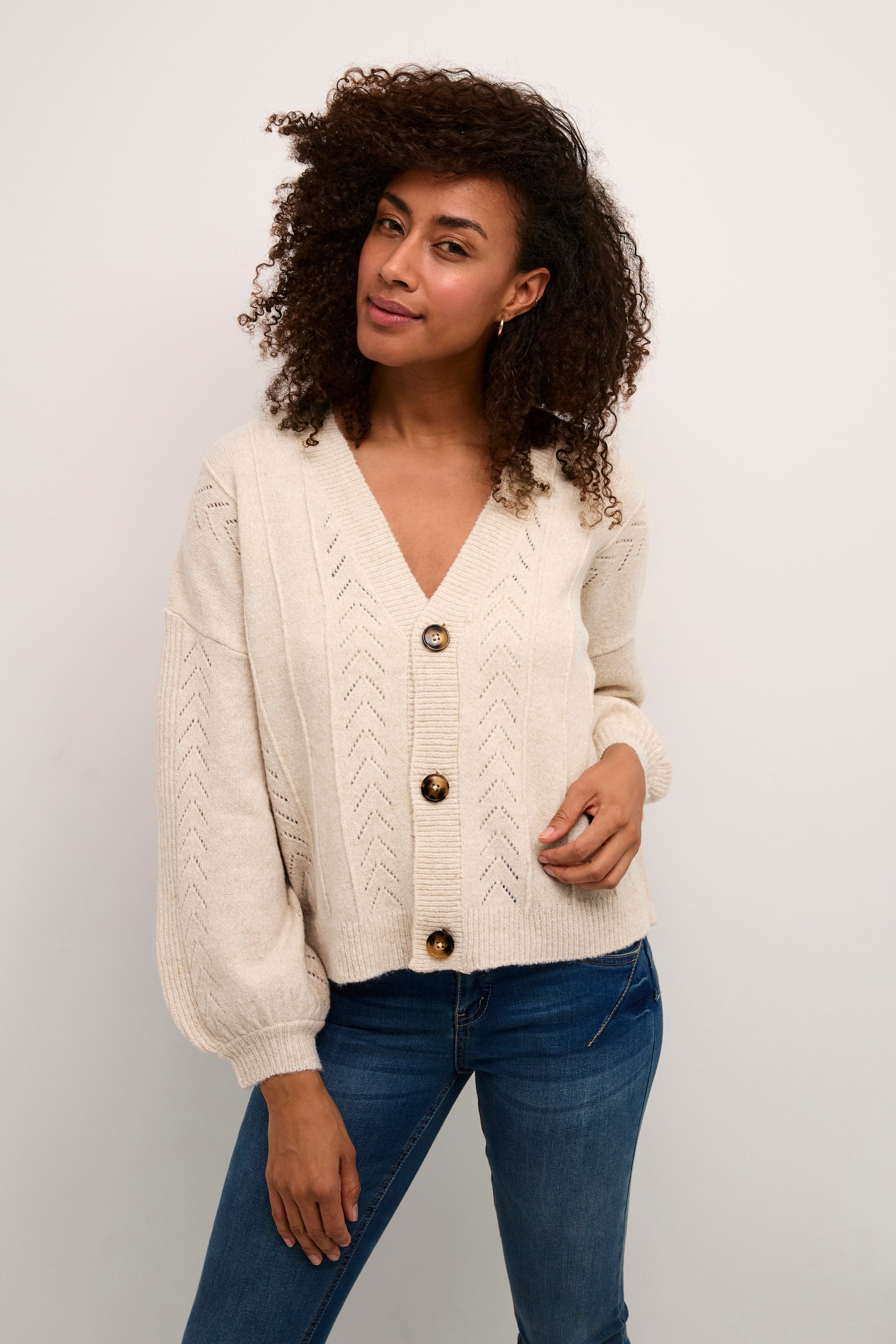 Cream Strickjacke »Damen Strickjacke CRHoliday«