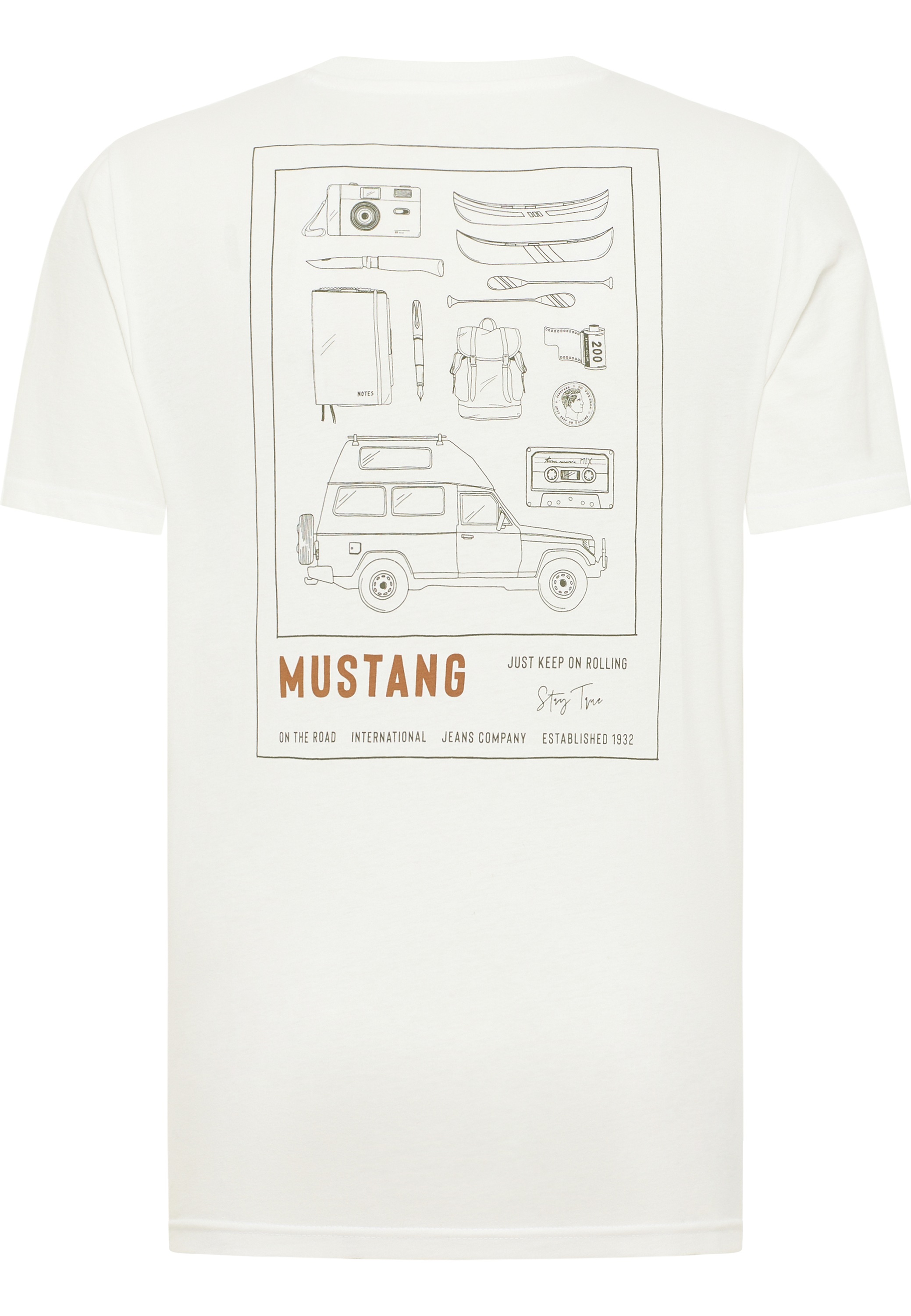 BAUR »Mustang | bestellen MUSTANG Kurzarmshirt ▷ T-Shirt«