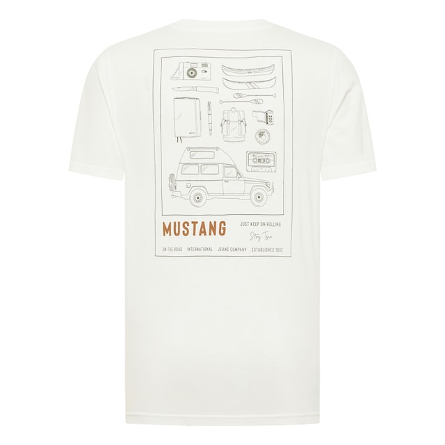 MUSTANG Kurzarmshirt »Mustang T-Shirt« ▷ bestellen | BAUR