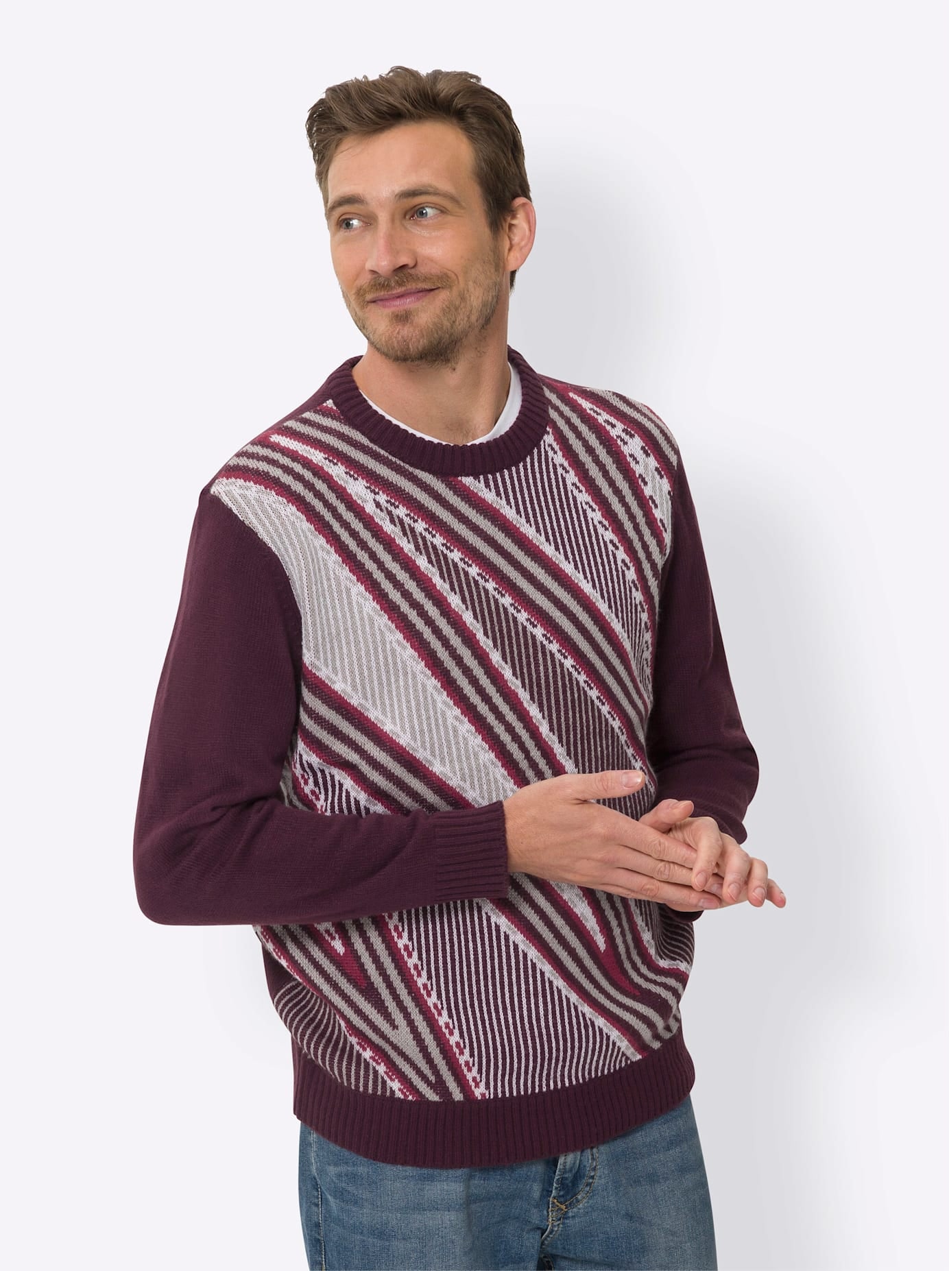 Classic Rundhalspullover »Rundhals-Pullover«