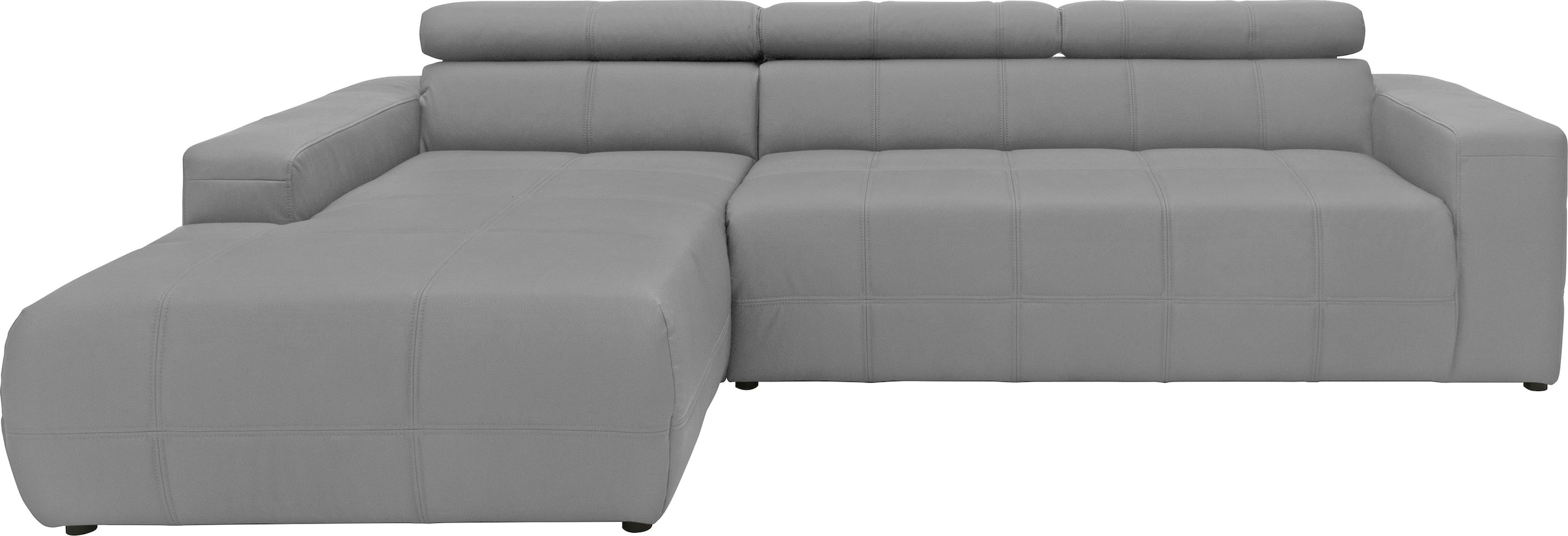DOMO collection Ecksofa "Brandon B/T/H: 289/177/80 cm, whlw. mit Sitztiefen günstig online kaufen