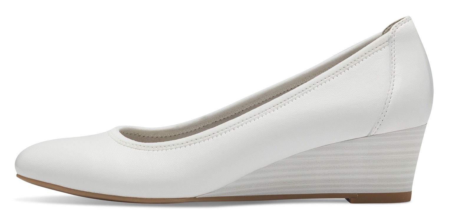Thumbnail - Tamaris Pumps, Keilabsatz, Halbschuh, Schlupfschuh mit komfortablem Elastikeinfass
