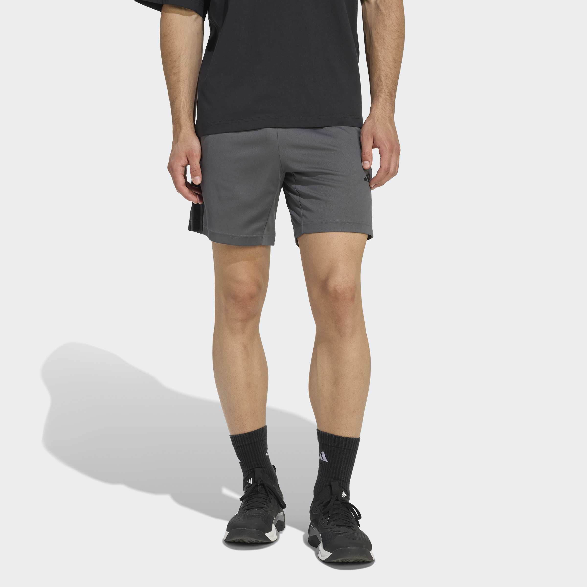 adidas Performance Shorts "WORKOUT ESSENTIALS BASE 3-STRIPES PIQUÉ 7 IN"