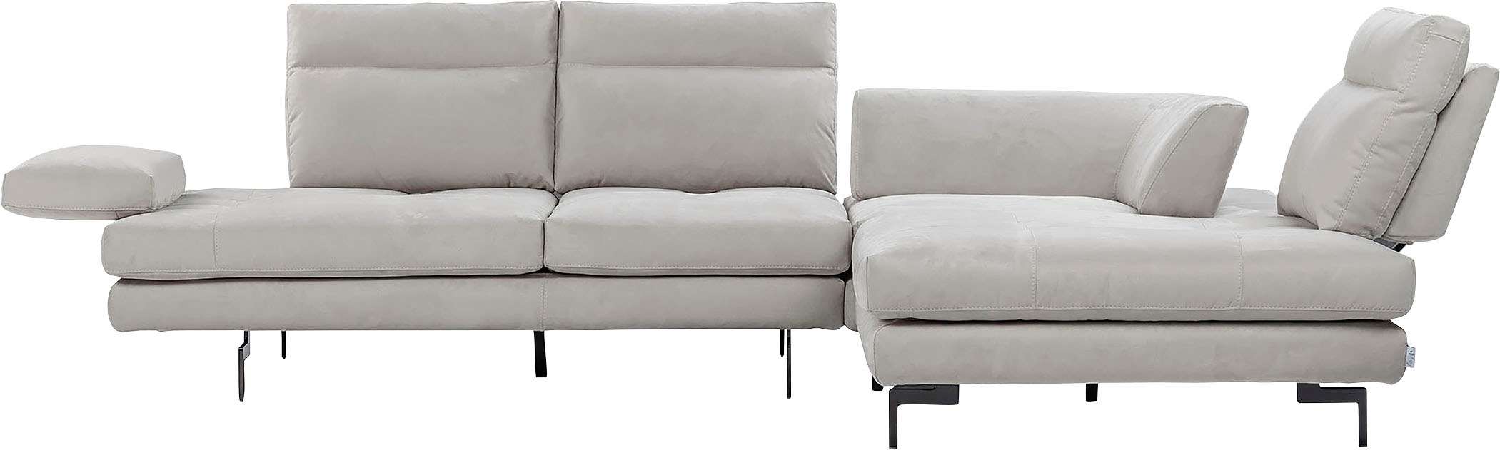 CALIA ITALIA Ecksofa "Toby Wing, Komfortsofa mit Sitzkomfort der Extraklass günstig online kaufen