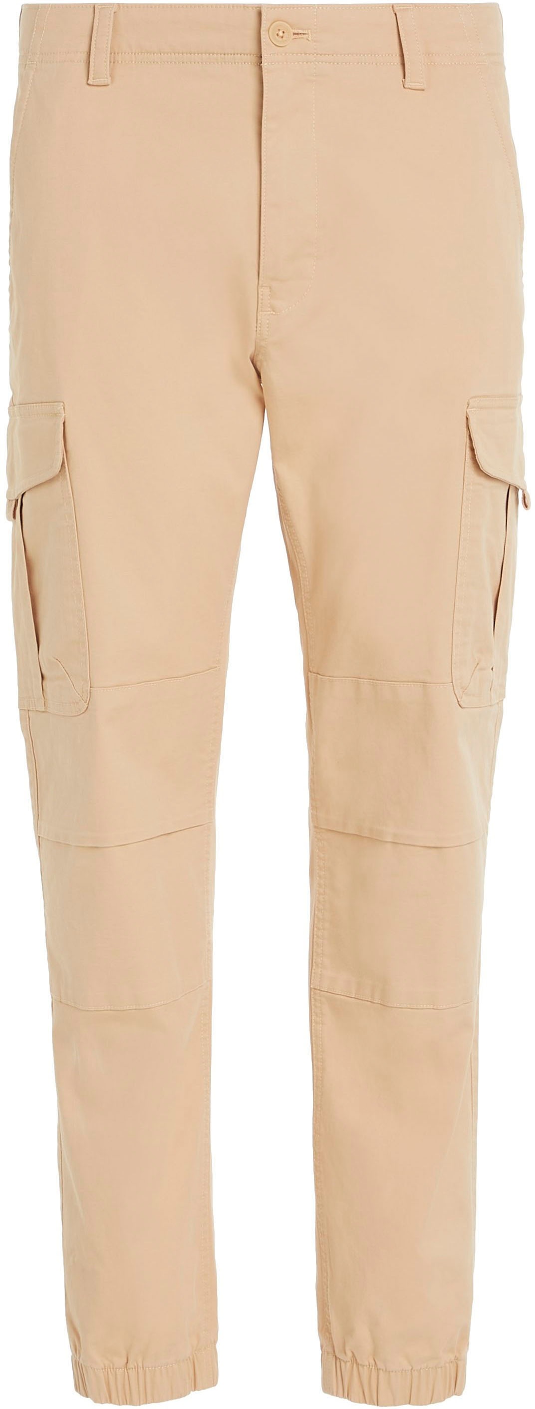 Tommy Jeans Cargohose »TJM ETHAN WASHED TWILL CARGO«, mit Bindebändern
