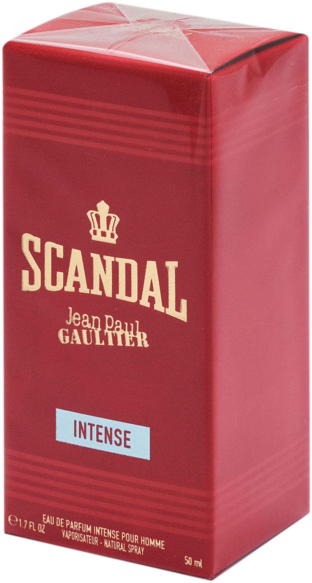 JEAN PAUL GAULTIER Eau de Parfum »Jean Paul Gaultier Scandal pour Homme Intense«, Langanhaltender verführerisch süßer Duft mit holziger Note.