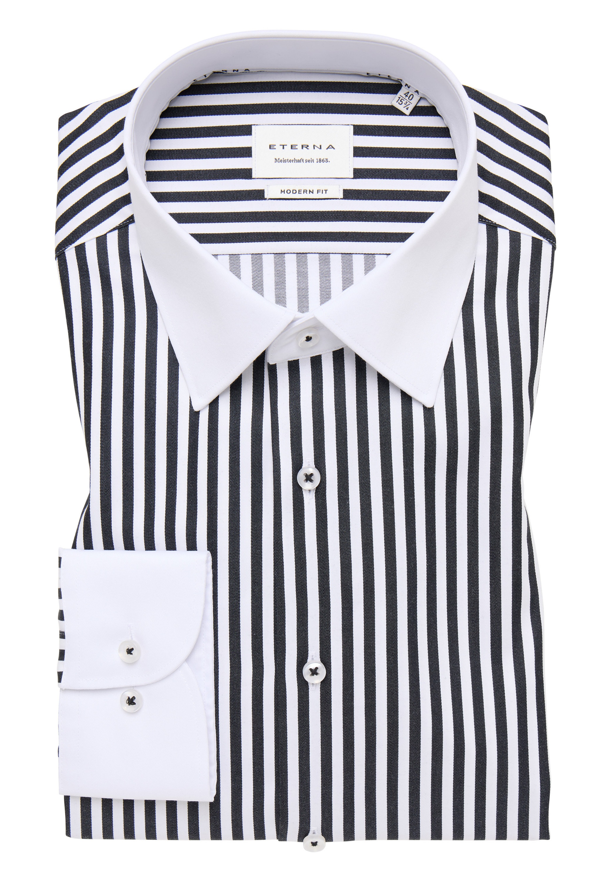 Eterna Langarmhemd »MODERN FIT« NON IRON (bügelfrei)